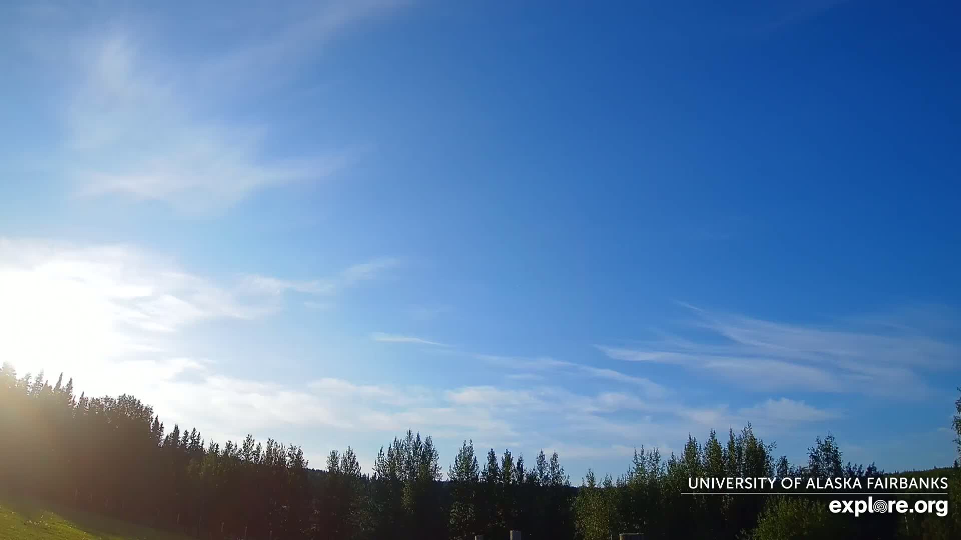 University of Alaska, Fairbanks North Star Northern Lights / Aurora Borealis / Stars View Live Cam - Faibanks, Fairbanks North Star, Alaska, USA