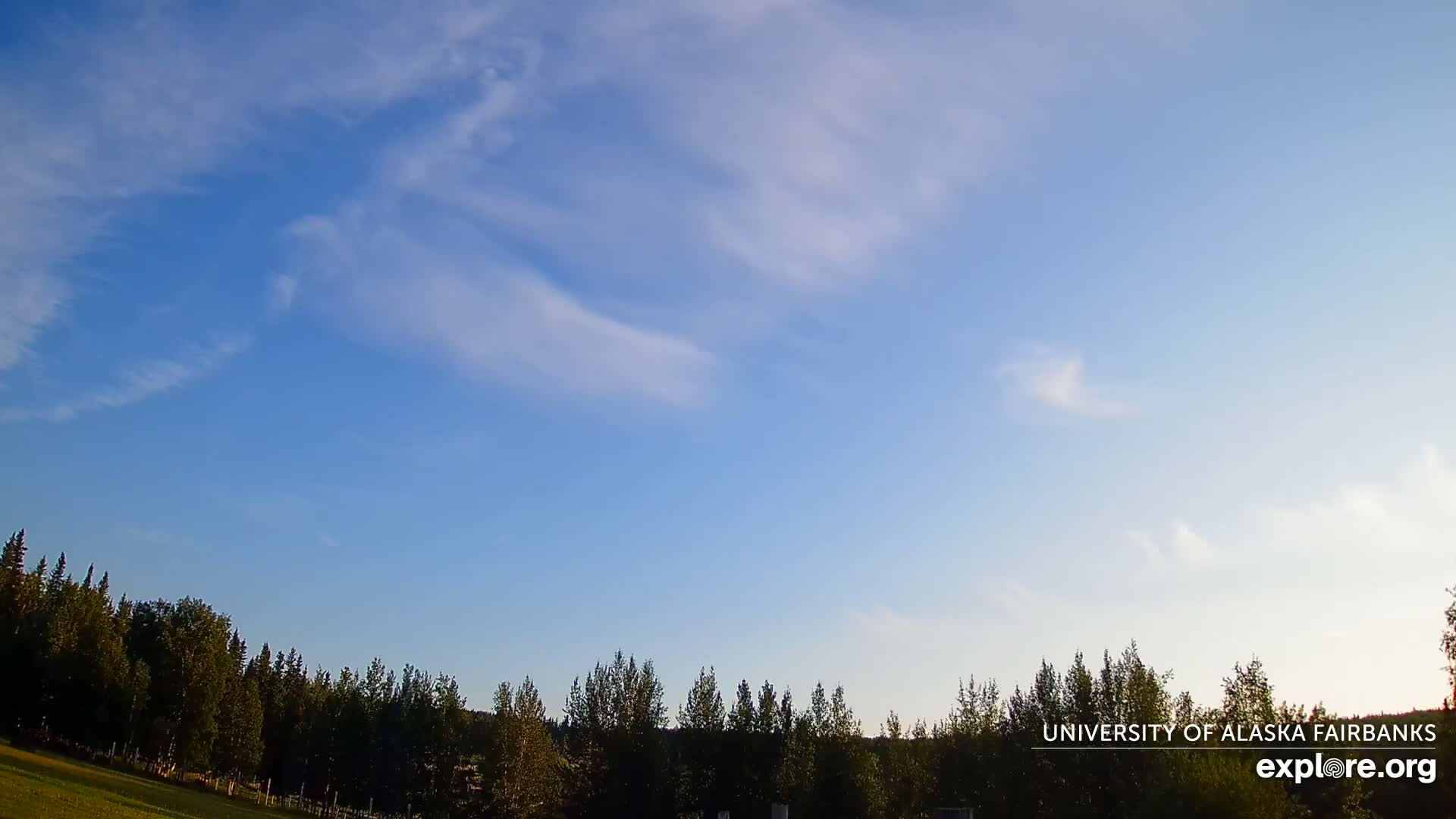 University of Alaska, Fairbanks North Star Northern Lights / Aurora Borealis / Stars View Live Cam - Faibanks, Fairbanks North Star, Alaska, USA