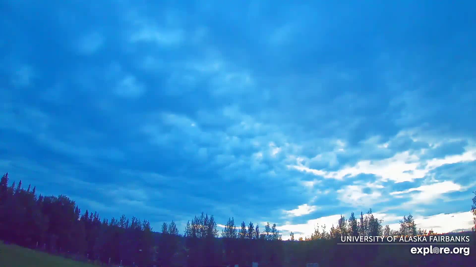 University of Alaska, Fairbanks North Star Northern Lights / Aurora Borealis / Stars View Live Cam - Faibanks, Fairbanks North Star, Alaska, USA