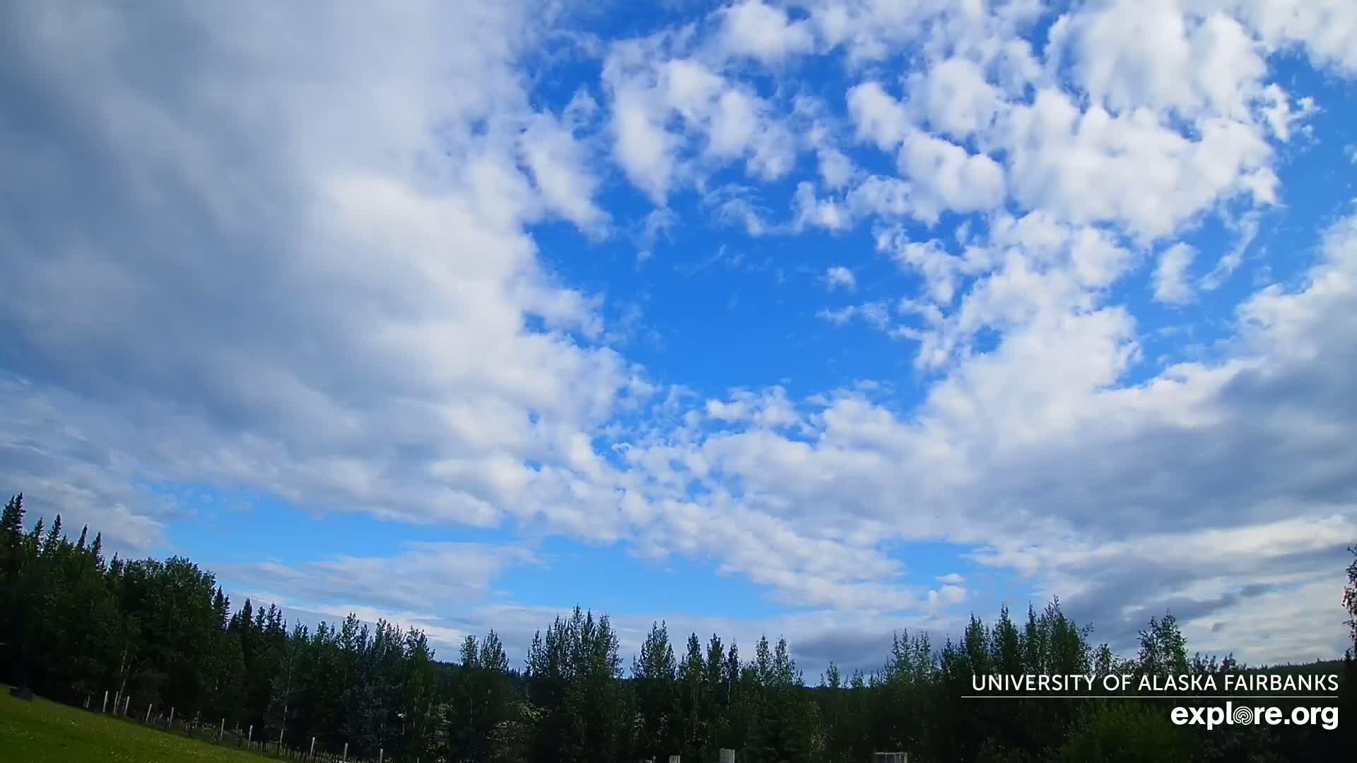 University of Alaska, Fairbanks North Star Northern Lights / Aurora Borealis / Stars View Live Cam - Faibanks, Fairbanks North Star, Alaska, USA