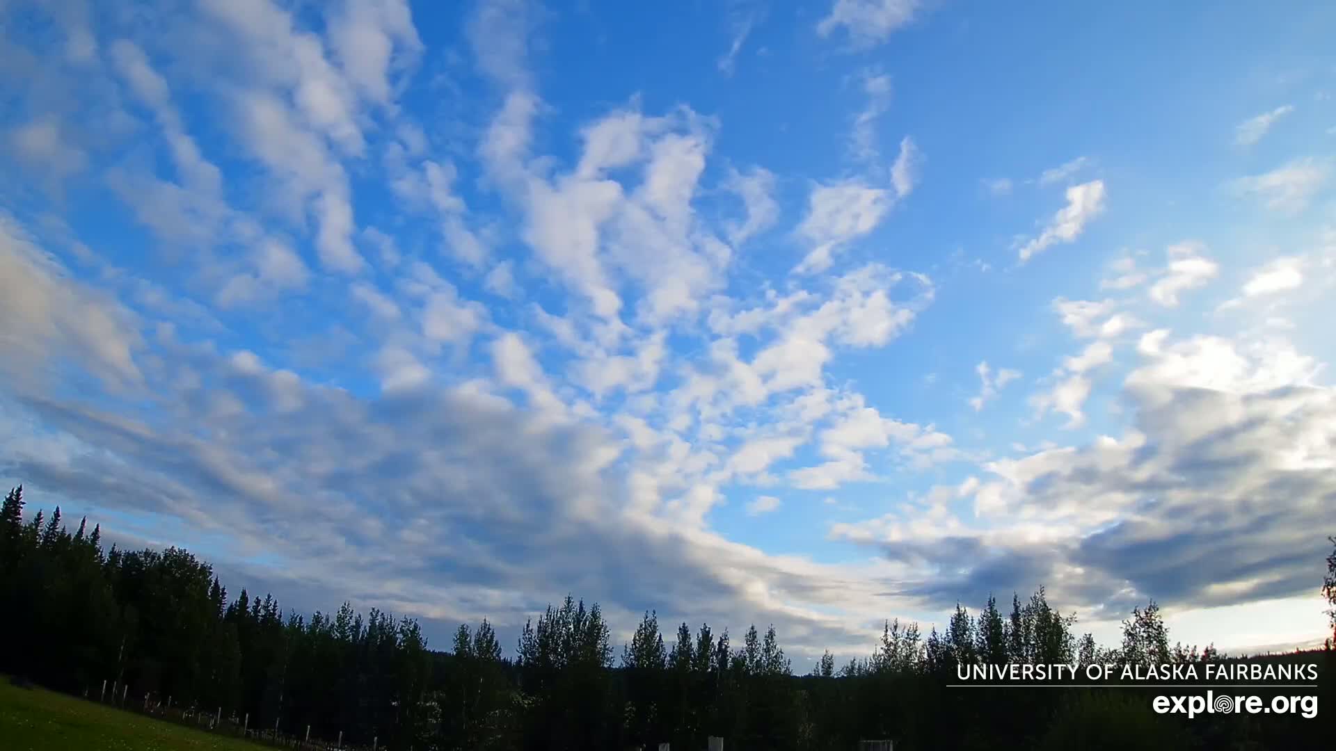 University of Alaska, Fairbanks North Star Northern Lights / Aurora Borealis / Stars View Live Cam - Faibanks, Fairbanks North Star, Alaska, USA