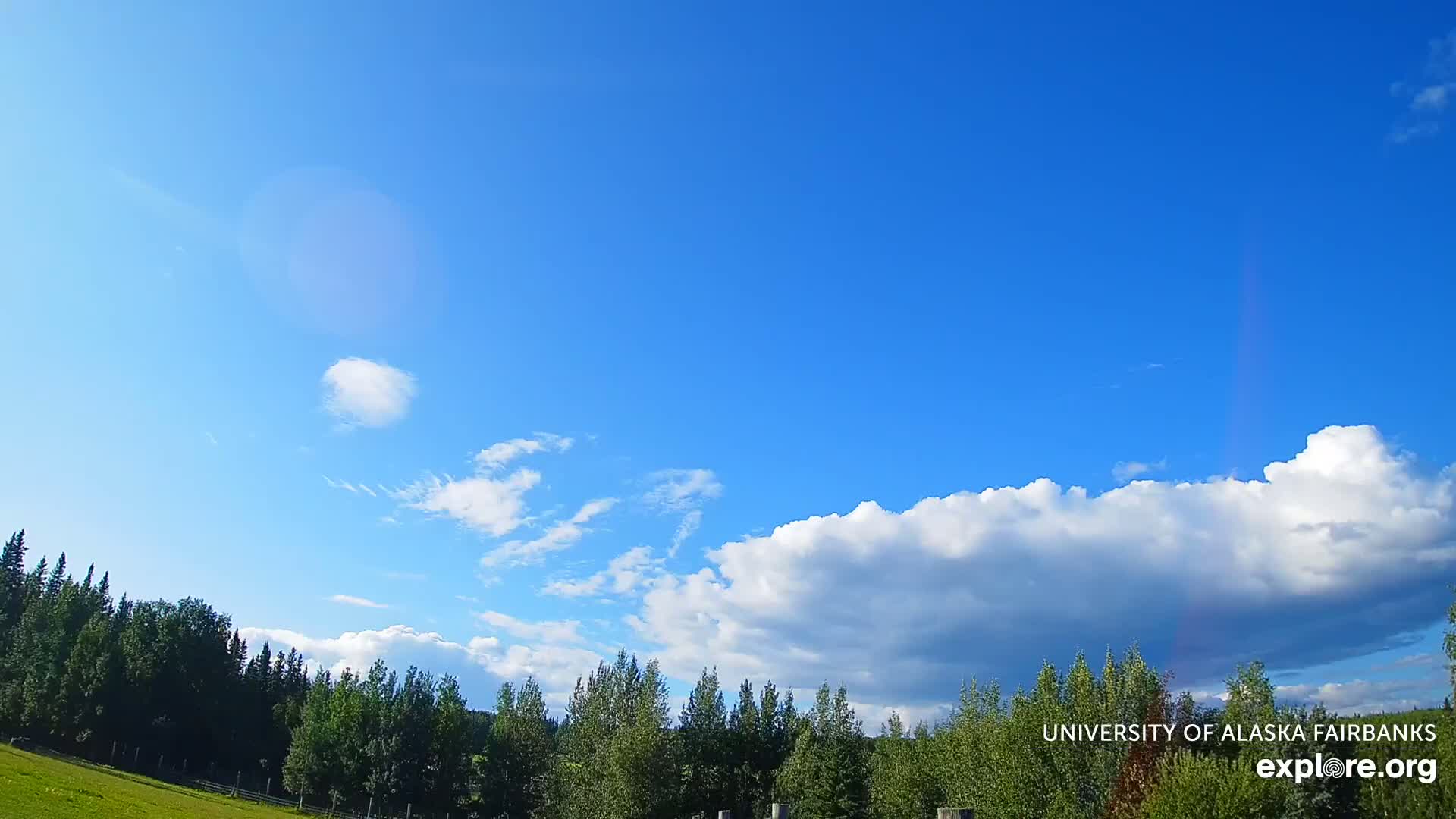 University of Alaska, Fairbanks North Star Northern Lights / Aurora Borealis / Stars View Live Cam - Faibanks, Fairbanks North Star, Alaska, USA