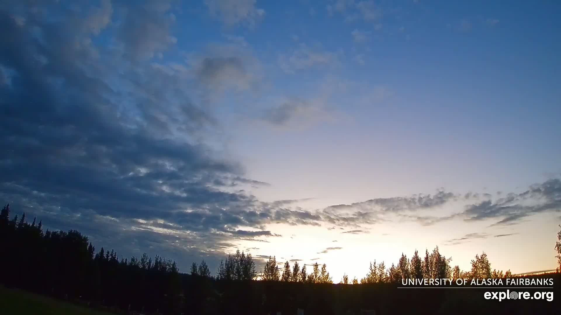 University of Alaska, Fairbanks North Star Northern Lights / Aurora Borealis / Stars View Live Cam - Faibanks, Fairbanks North Star, Alaska, USA