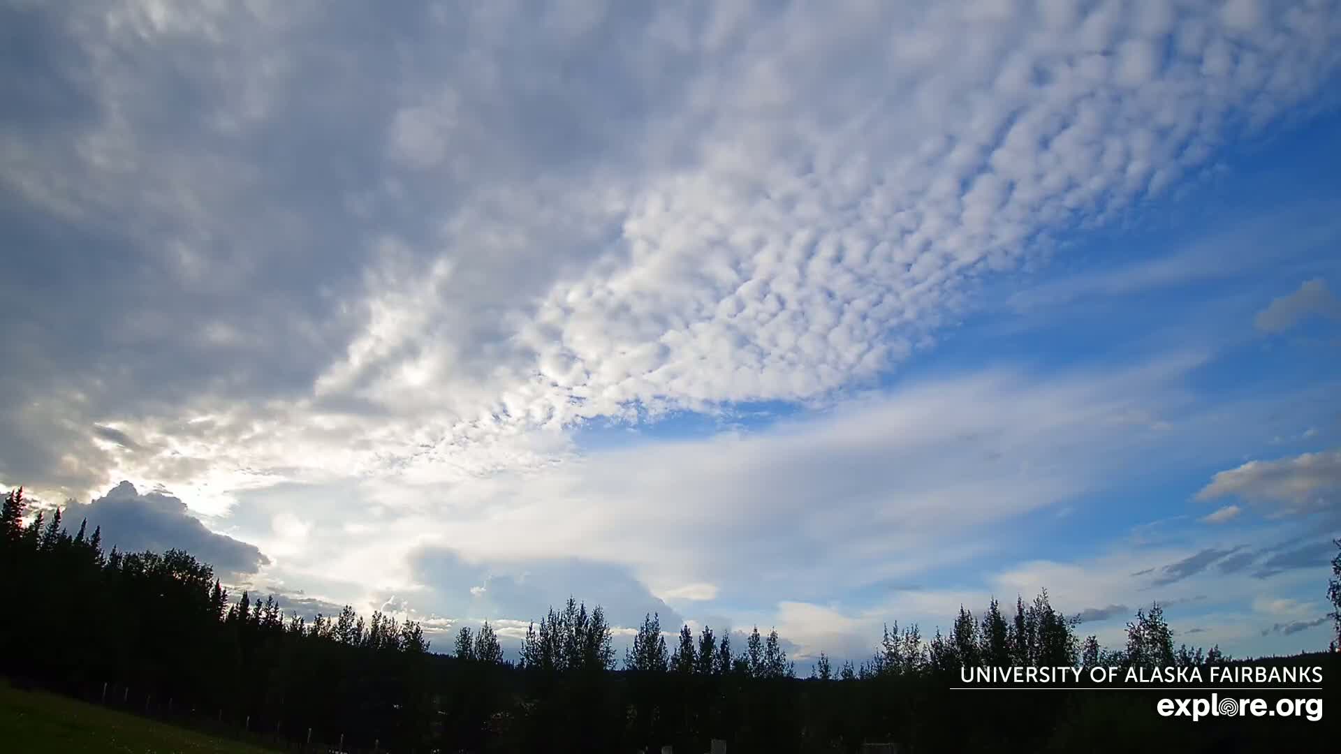 University of Alaska, Fairbanks North Star Northern Lights / Aurora Borealis / Stars View Live Cam - Faibanks, Fairbanks North Star, Alaska, USA