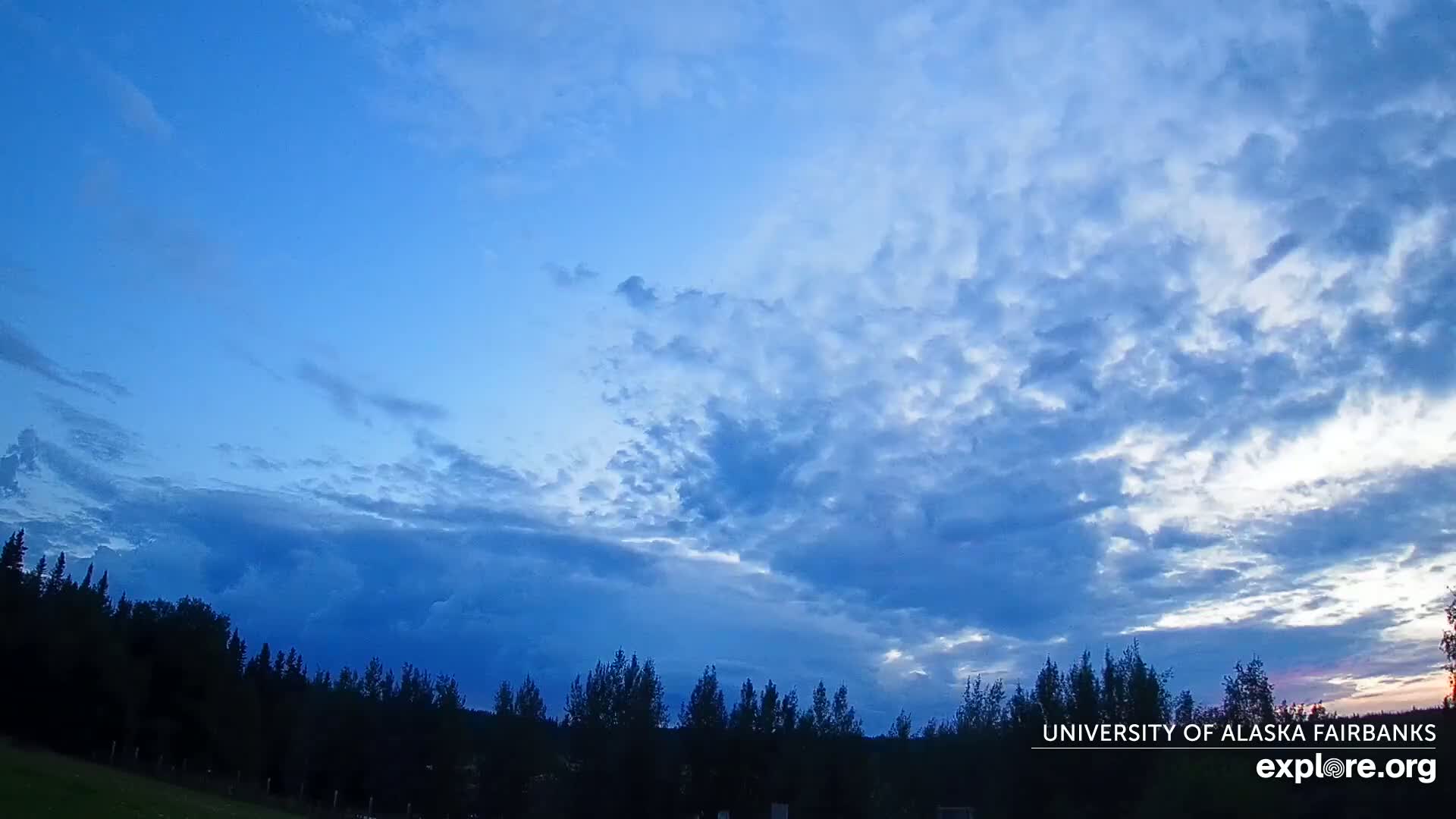University of Alaska, Fairbanks North Star Northern Lights / Aurora Borealis / Stars View Live Cam - Faibanks, Fairbanks North Star, Alaska, USA