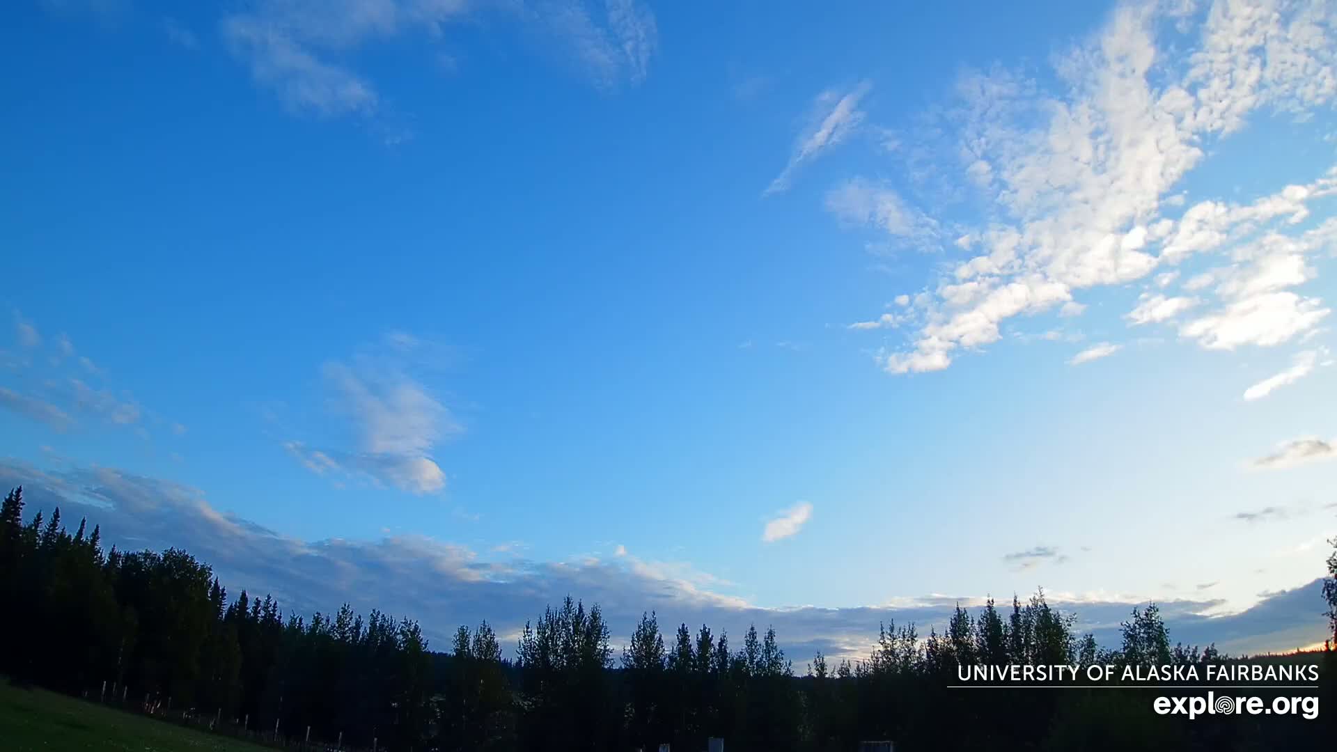 University of Alaska, Fairbanks North Star Northern Lights / Aurora Borealis / Stars View Live Cam - Faibanks, Fairbanks North Star, Alaska, USA