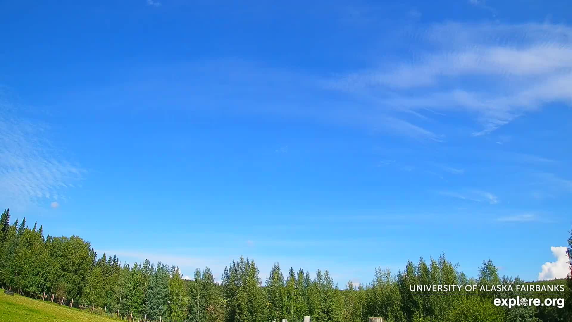 University of Alaska, Fairbanks North Star Northern Lights / Aurora Borealis / Stars View Live Cam - Faibanks, Fairbanks North Star, Alaska, USA