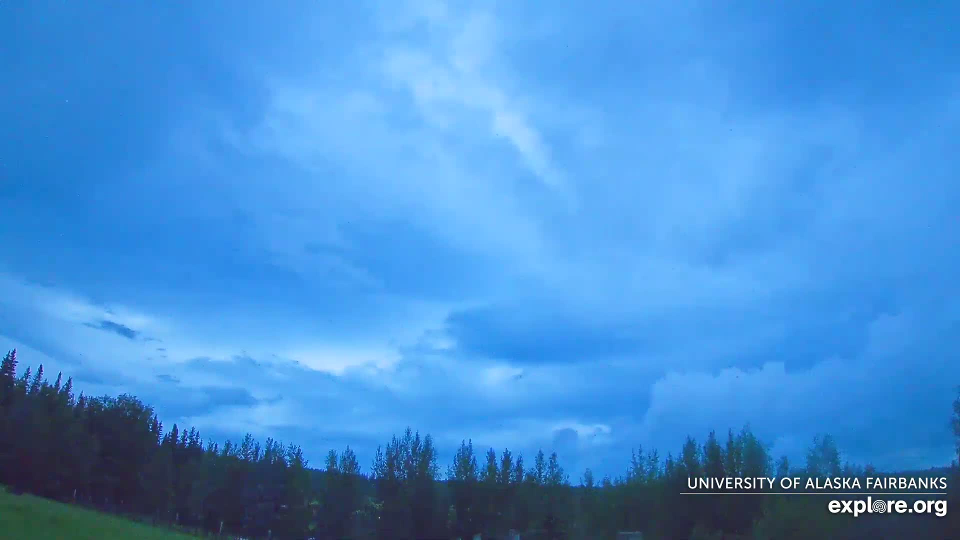 University of Alaska, Fairbanks North Star Northern Lights / Aurora Borealis / Stars View Live Cam - Faibanks, Fairbanks North Star, Alaska, USA