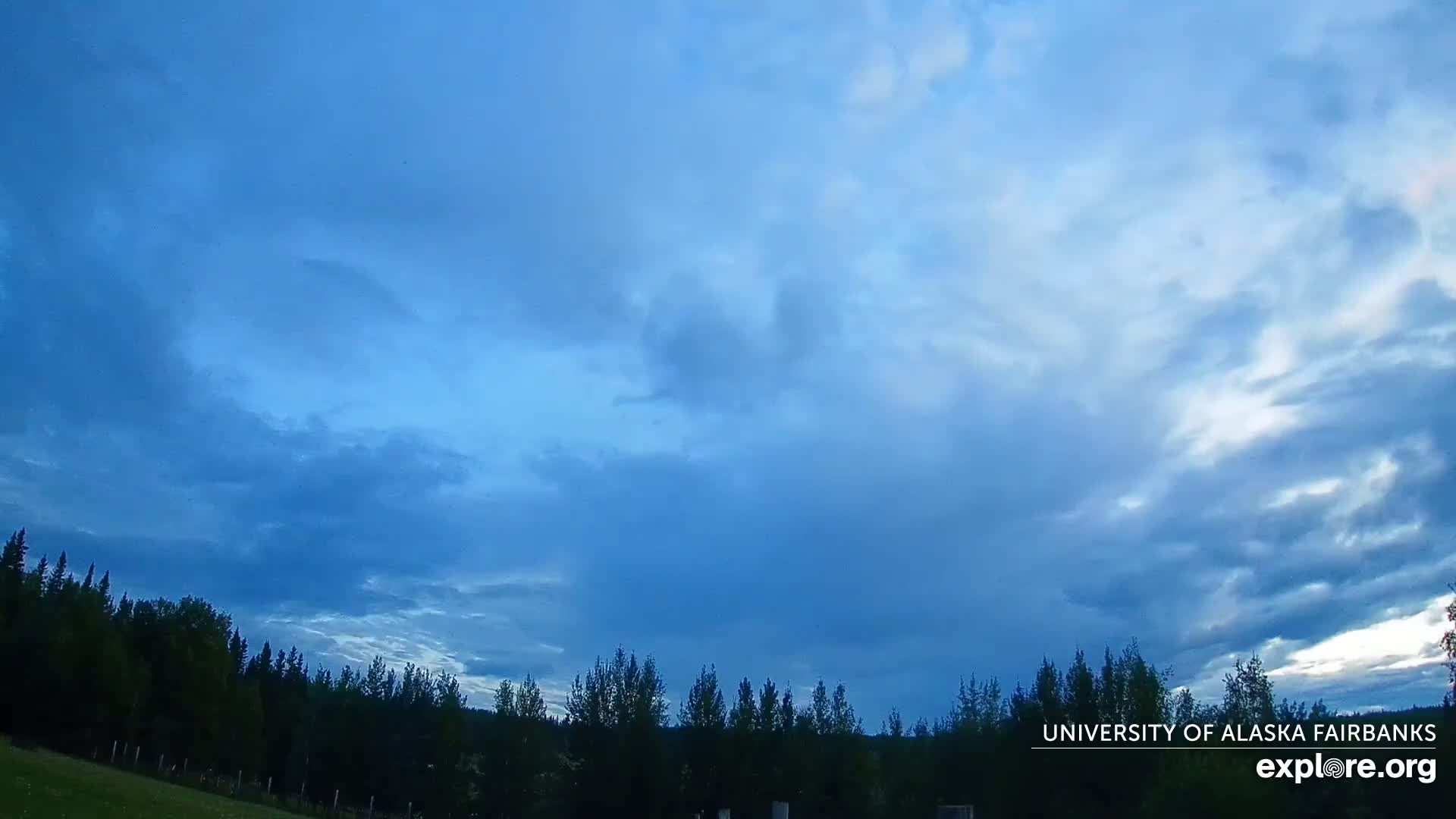 University of Alaska, Fairbanks North Star Northern Lights / Aurora Borealis / Stars View Live Cam - Faibanks, Fairbanks North Star, Alaska, USA