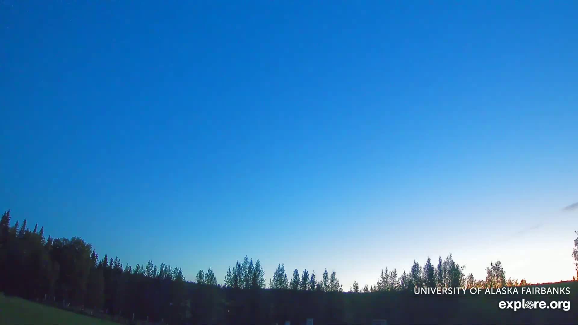 University of Alaska, Fairbanks North Star Northern Lights / Aurora Borealis / Stars View Live Cam - Faibanks, Fairbanks North Star, Alaska, USA