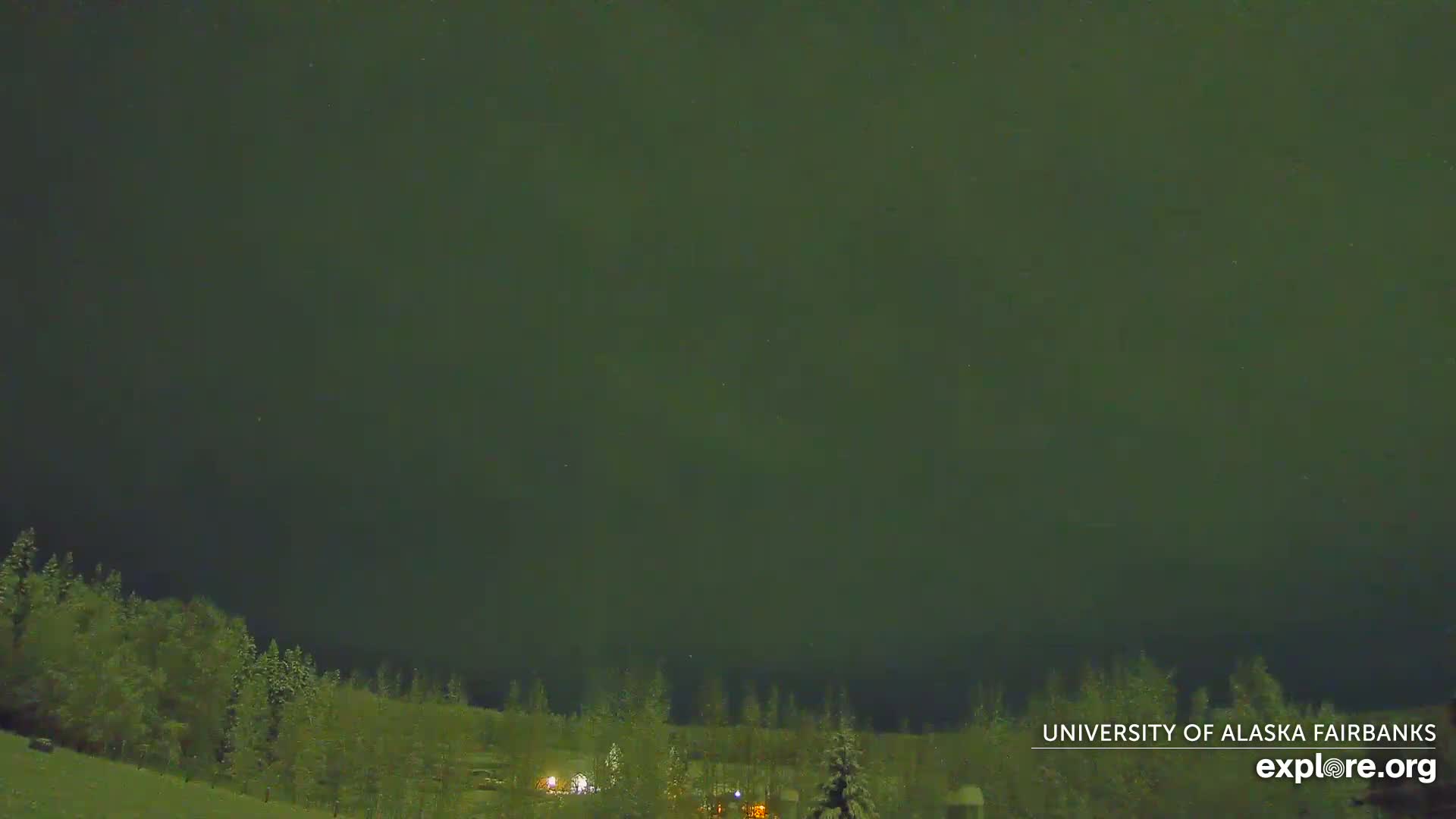 University of Alaska, Fairbanks North Star Northern Lights / Aurora Borealis / Stars View Live Cam - Faibanks, Fairbanks North Star, Alaska, USA