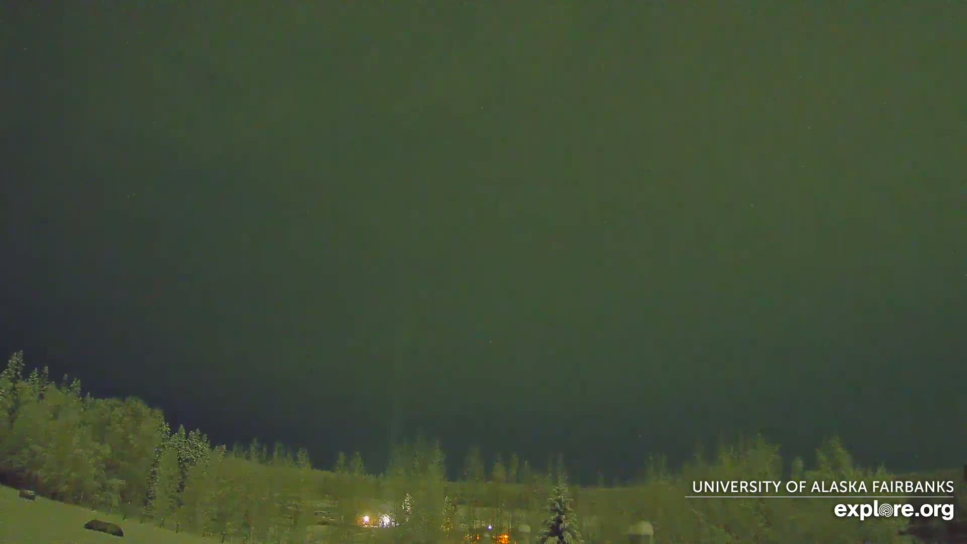 University of Alaska, Fairbanks North Star Northern Lights / Aurora Borealis / Stars View Live Cam - Faibanks, Fairbanks North Star, Alaska, USA