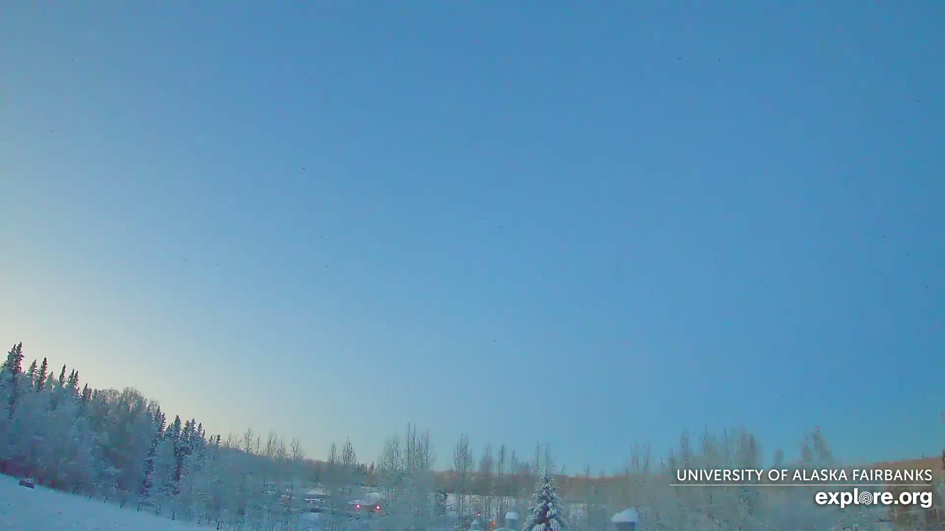 University of Alaska, Fairbanks North Star Northern Lights / Aurora Borealis / Stars View Live Cam - Faibanks, Fairbanks North Star, Alaska, USA