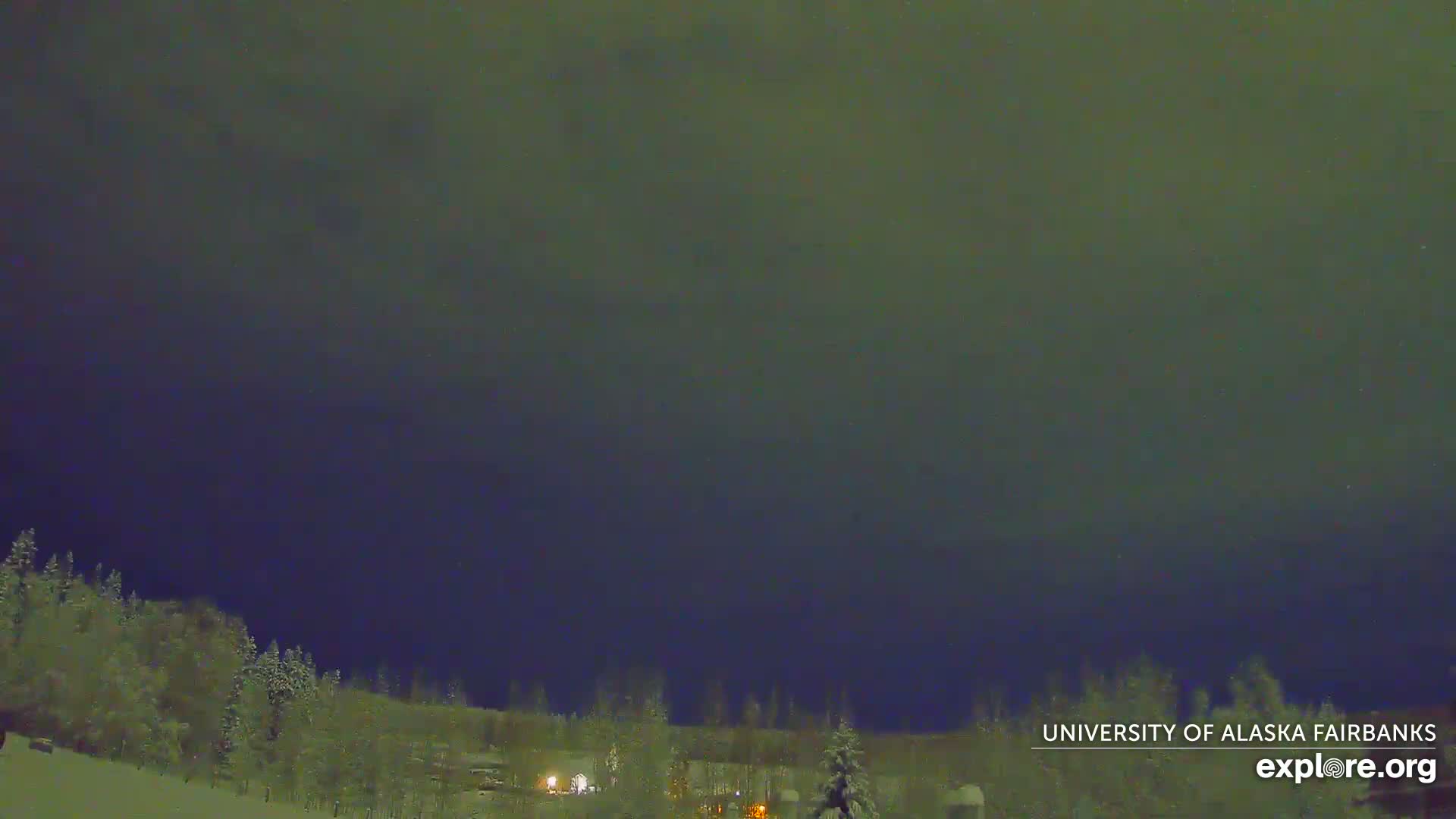 University of Alaska, Fairbanks North Star Northern Lights / Aurora Borealis / Stars View Live Cam - Faibanks, Fairbanks North Star, Alaska, USA
