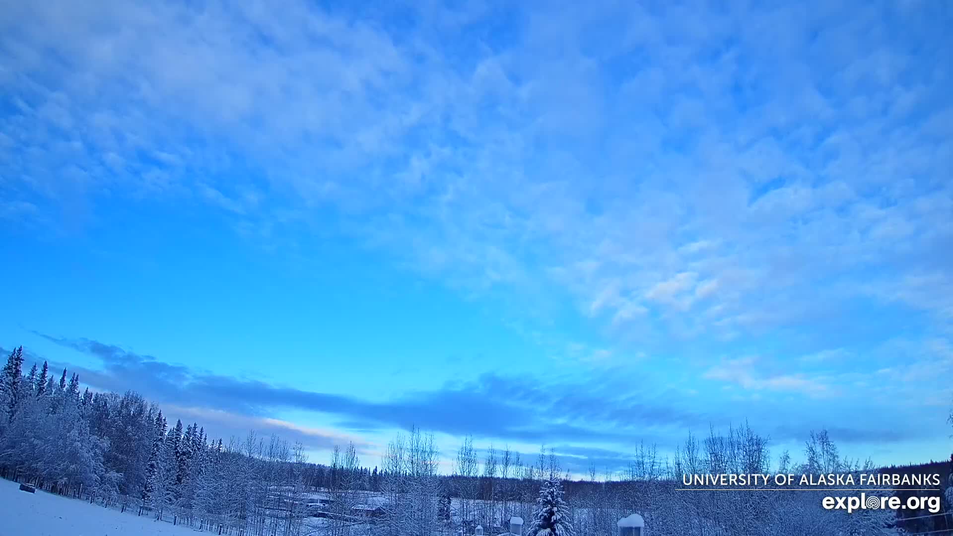 University of Alaska, Fairbanks North Star Northern Lights / Aurora Borealis / Stars View Live Cam - Faibanks, Fairbanks North Star, Alaska, USA