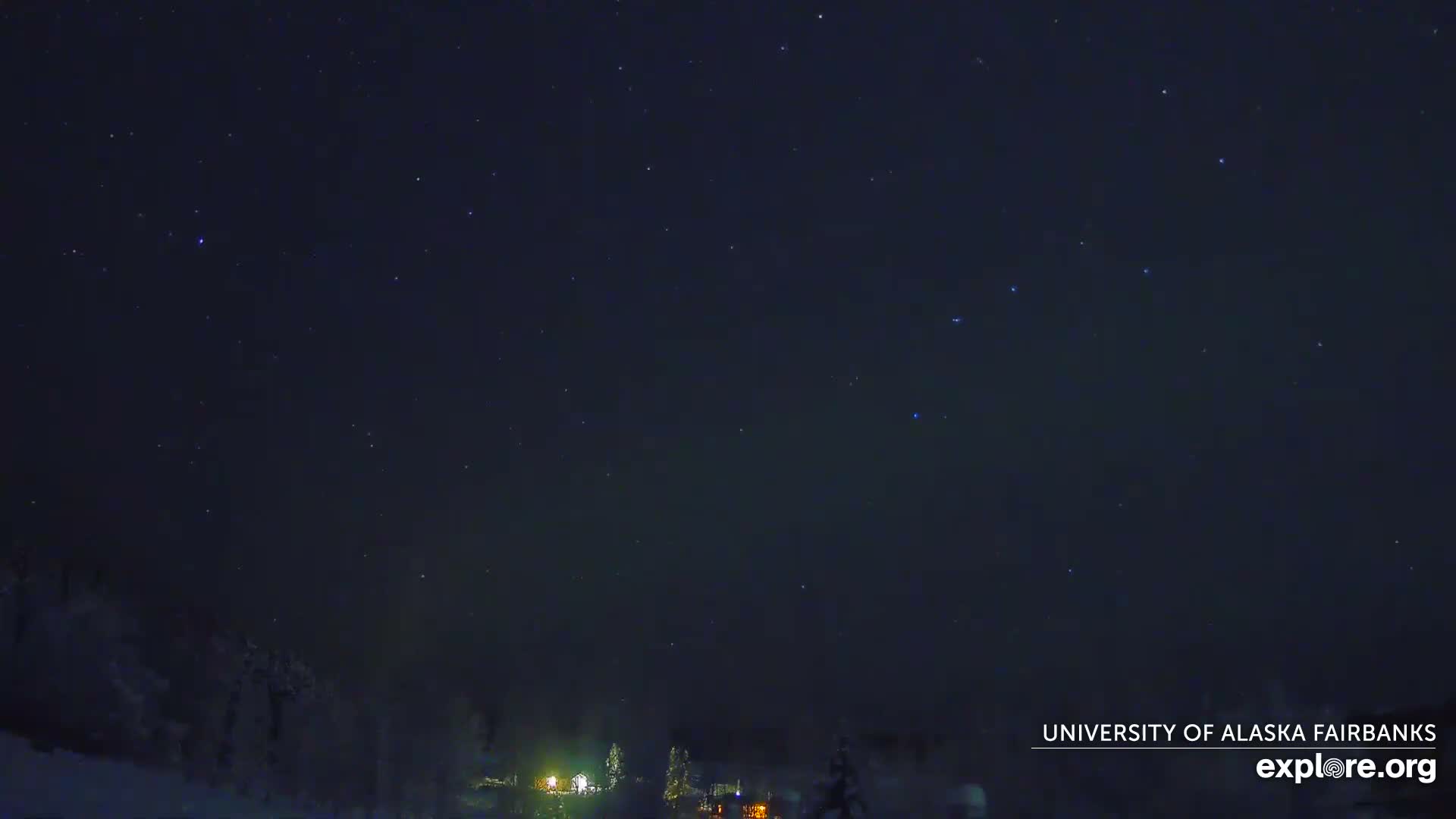 University of Alaska, Fairbanks North Star Northern Lights / Aurora Borealis / Stars View Live Cam - Faibanks, Fairbanks North Star, Alaska, USA
