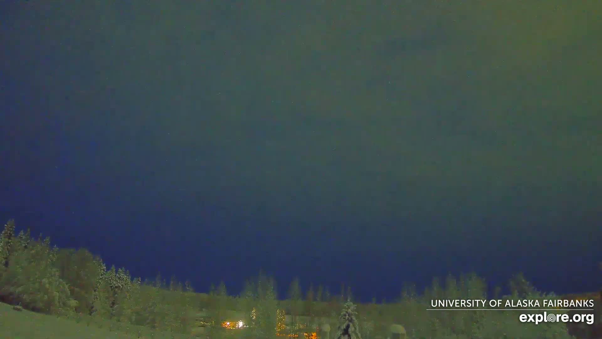 University of Alaska, Fairbanks North Star Northern Lights / Aurora Borealis / Stars View Live Cam - Faibanks, Fairbanks North Star, Alaska, USA