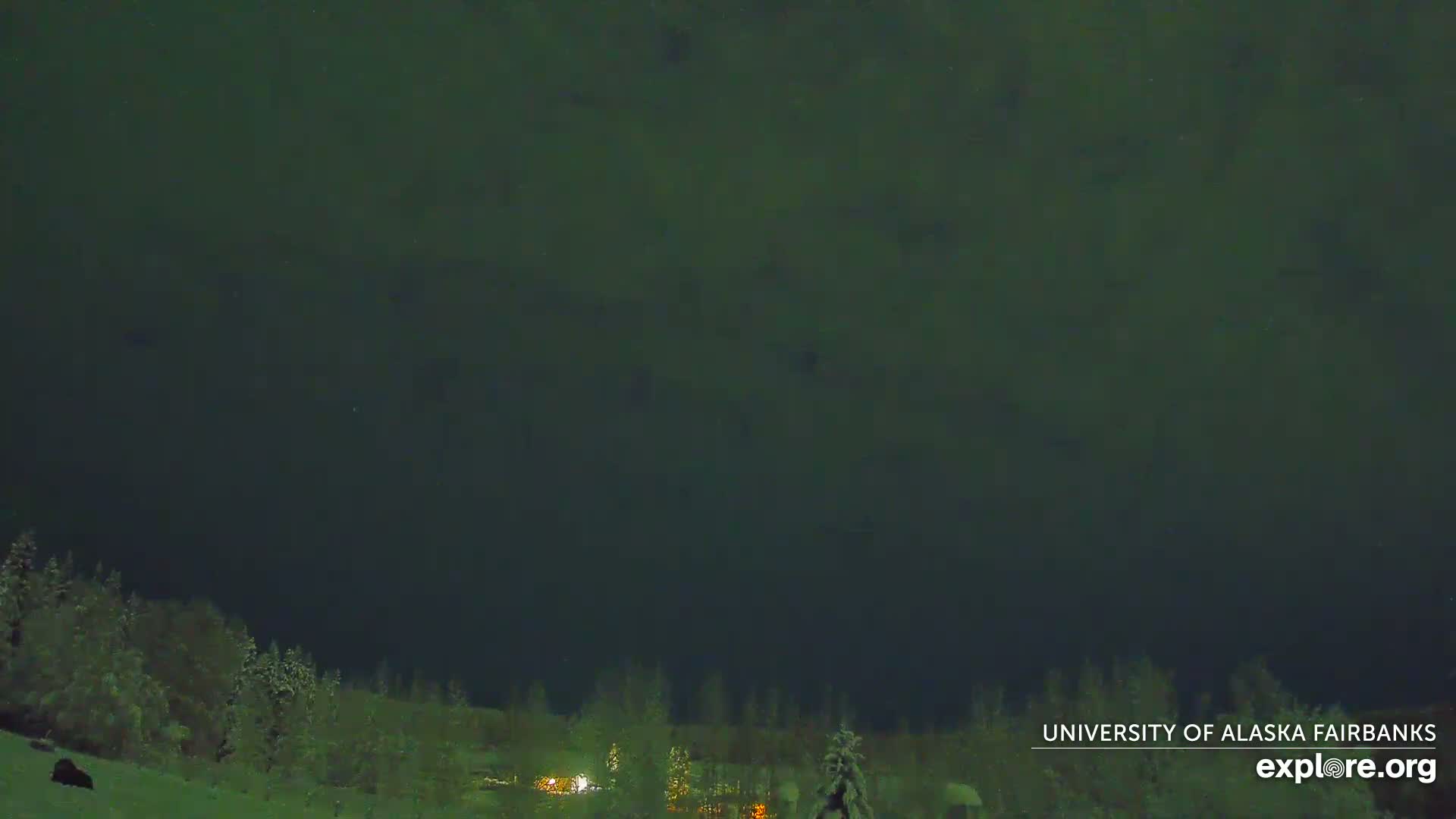 University of Alaska, Fairbanks North Star Northern Lights / Aurora Borealis / Stars View Live Cam - Faibanks, Fairbanks North Star, Alaska, USA