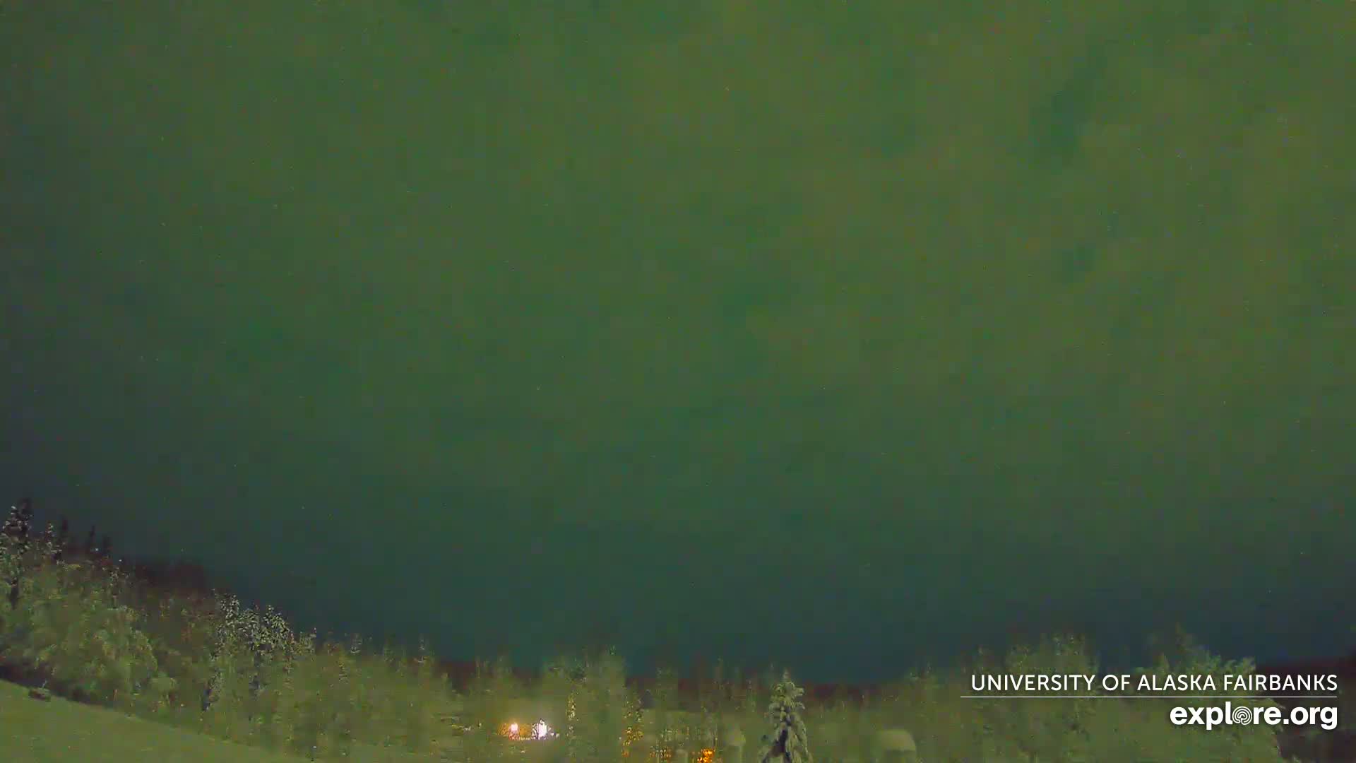 University of Alaska, Fairbanks North Star Northern Lights / Aurora Borealis / Stars View Live Cam - Faibanks, Fairbanks North Star, Alaska, USA