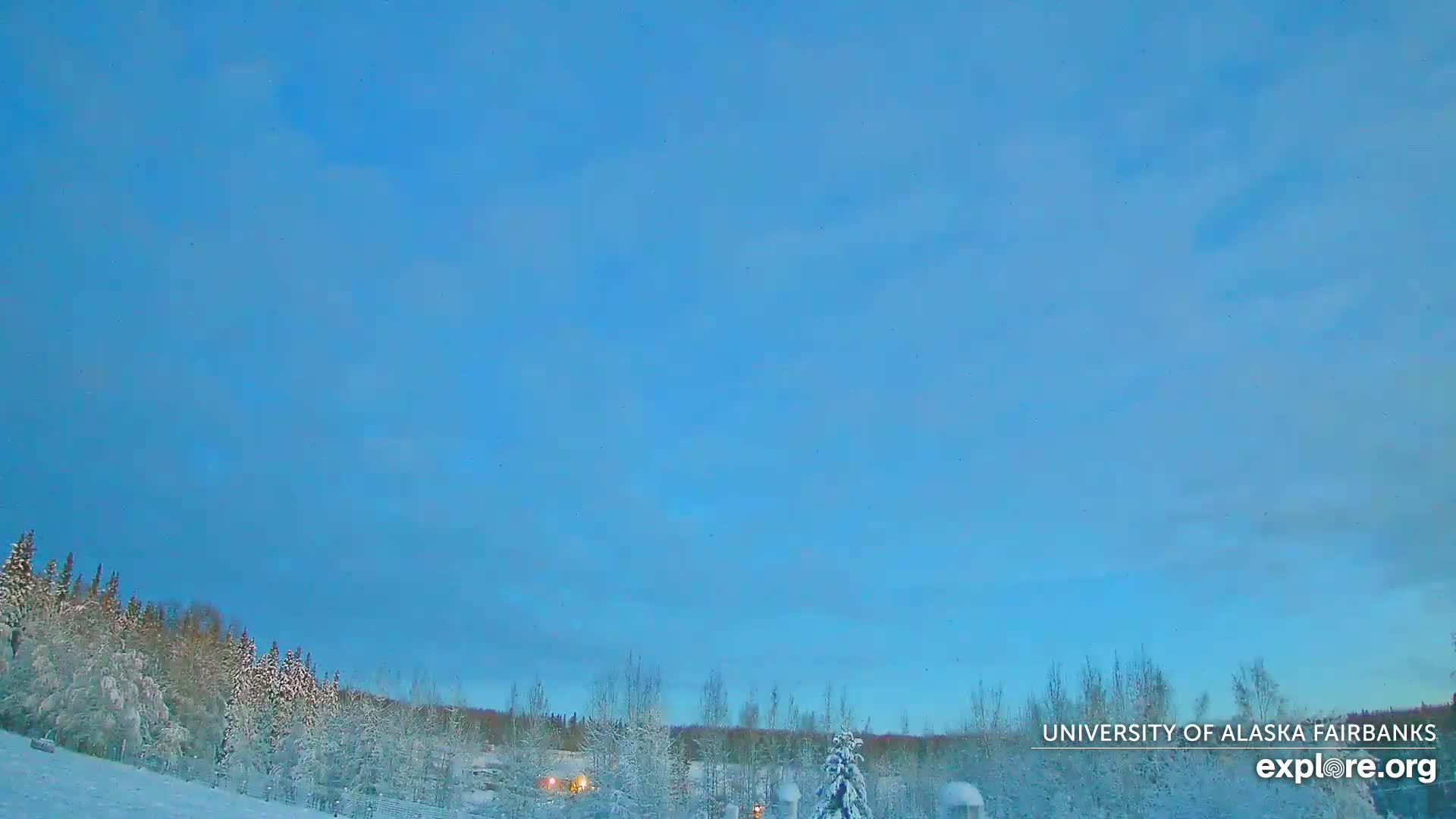 University of Alaska, Fairbanks North Star Northern Lights / Aurora Borealis / Stars View Live Cam - Faibanks, Fairbanks North Star, Alaska, USA