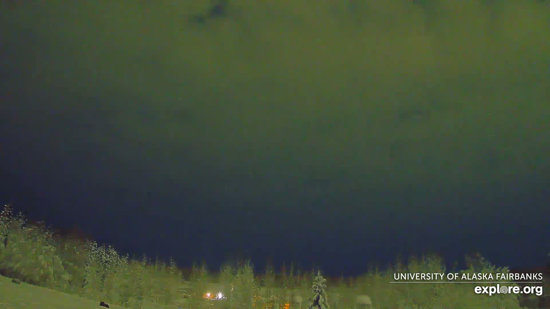 University of Alaska, Fairbanks North Star Northern Lights / Aurora Borealis / Stars View Live Cam - Faibanks, Fairbanks North Star, Alaska, USA