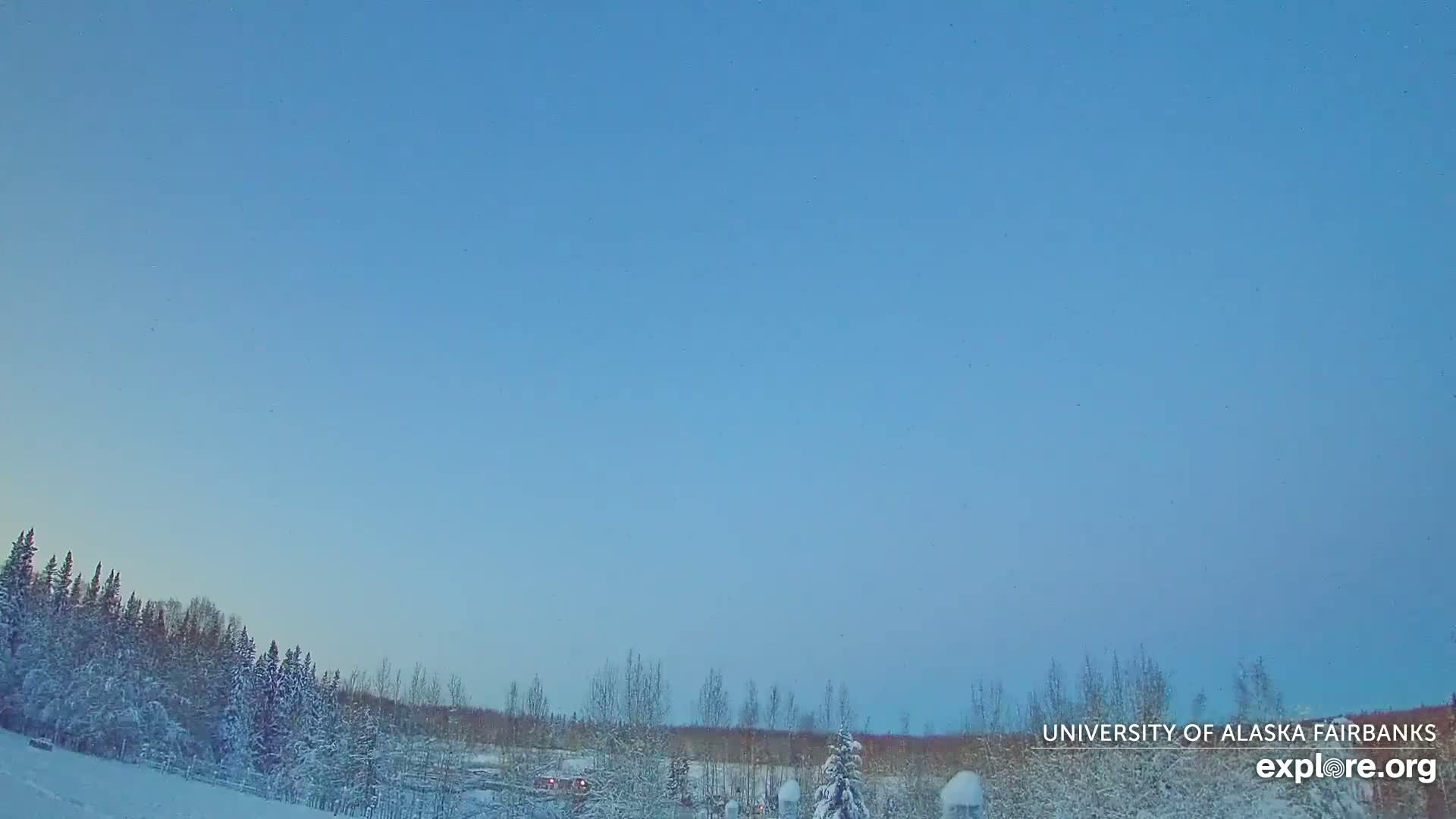 University of Alaska, Fairbanks North Star Northern Lights / Aurora Borealis / Stars View Live Cam - Faibanks, Fairbanks North Star, Alaska, USA