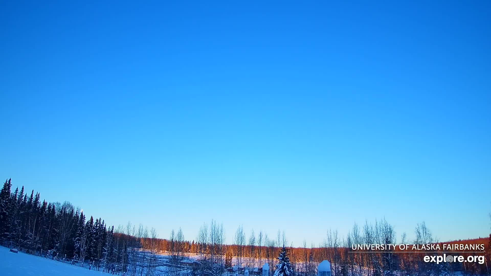 University of Alaska, Fairbanks North Star Northern Lights / Aurora Borealis / Stars View Live Cam - Faibanks, Fairbanks North Star, Alaska, USA