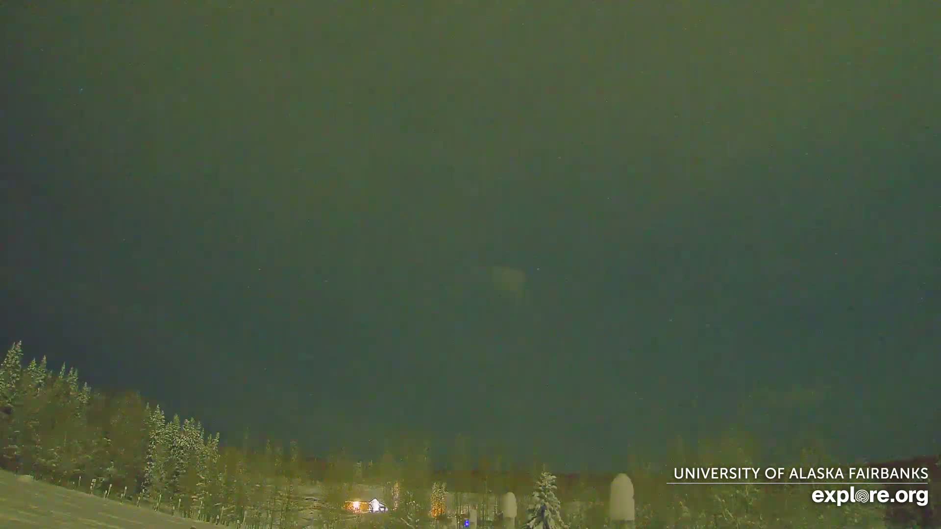 University of Alaska, Fairbanks North Star Northern Lights / Aurora Borealis / Stars View Live Cam - Faibanks, Fairbanks North Star, Alaska, USA