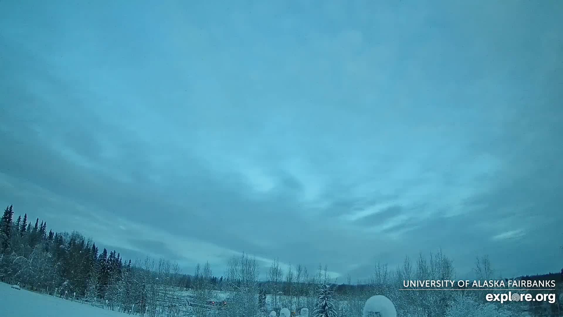 University of Alaska, Fairbanks North Star Northern Lights / Aurora Borealis / Stars View Live Cam - Faibanks, Fairbanks North Star, Alaska, USA