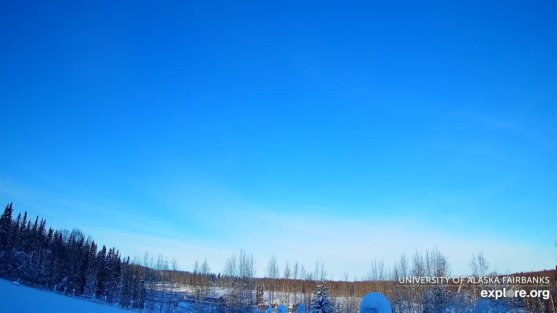 University of Alaska, Fairbanks North Star Northern Lights / Aurora Borealis / Stars View Live Cam - Faibanks, Fairbanks North Star, Alaska, USA