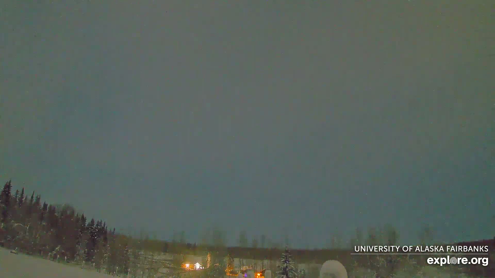 University of Alaska, Fairbanks North Star Northern Lights / Aurora Borealis / Stars View Live Cam - Faibanks, Fairbanks North Star, Alaska, USA