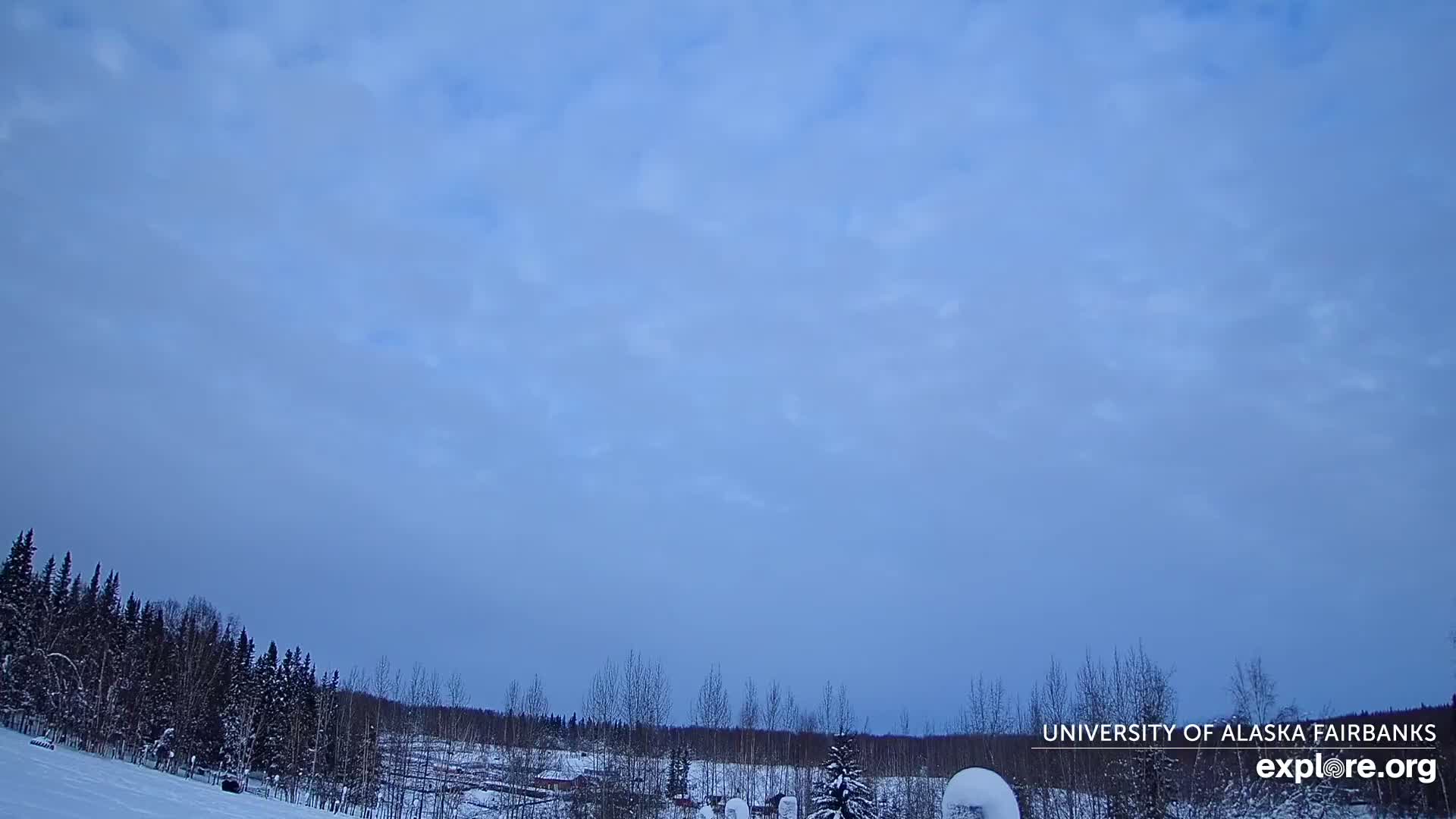 University of Alaska, Fairbanks North Star Northern Lights / Aurora Borealis / Stars View Live Cam - Faibanks, Fairbanks North Star, Alaska, USA