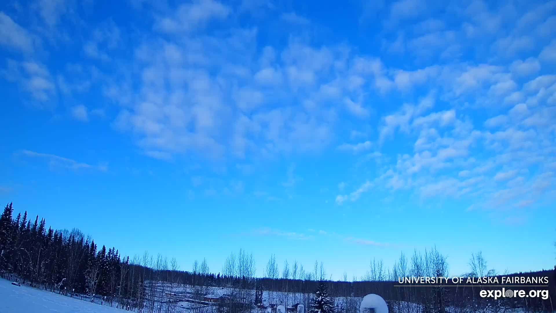 University of Alaska, Fairbanks North Star Northern Lights / Aurora Borealis / Stars View Live Cam - Faibanks, Fairbanks North Star, Alaska, USA