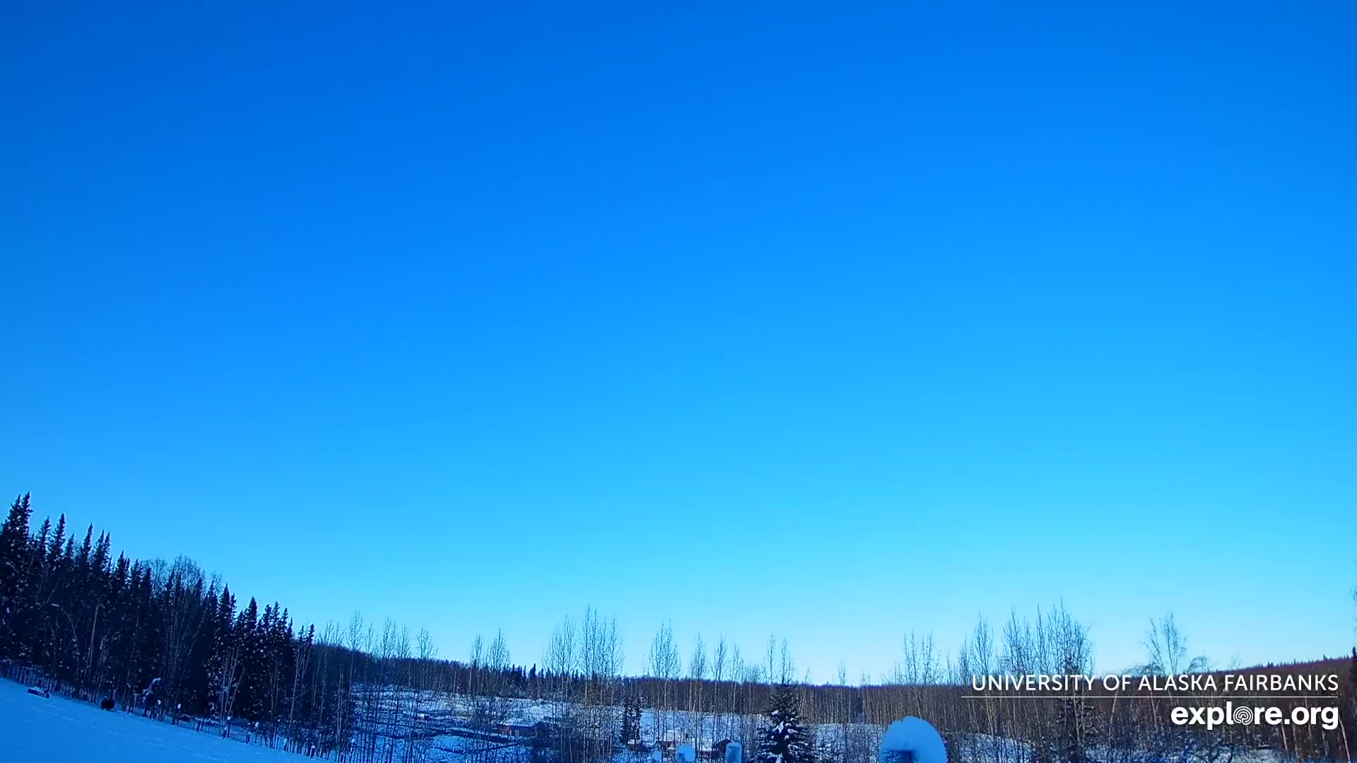 University of Alaska, Fairbanks North Star Northern Lights / Aurora Borealis / Stars View Live Cam - Faibanks, Fairbanks North Star, Alaska, USA