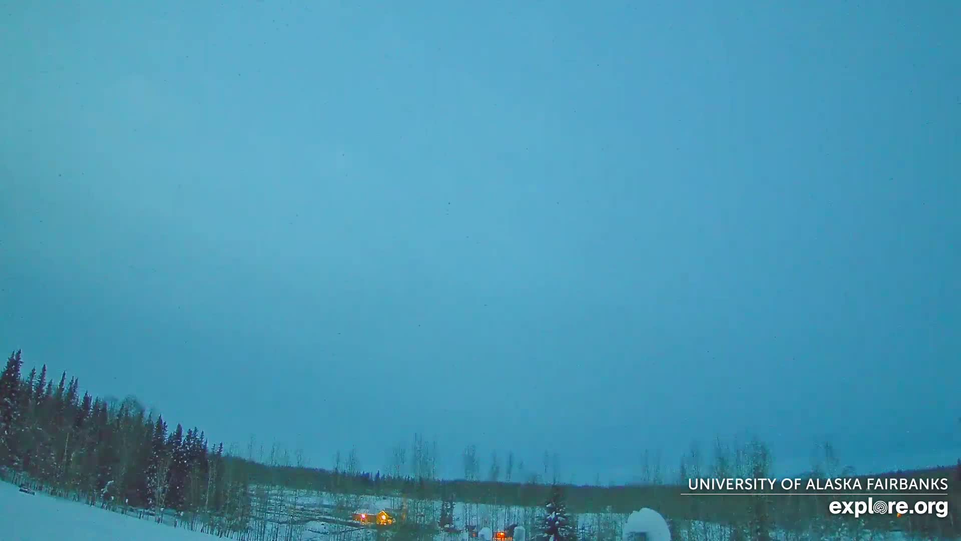 University of Alaska, Fairbanks North Star Northern Lights / Aurora Borealis / Stars View Live Cam - Faibanks, Fairbanks North Star, Alaska, USA