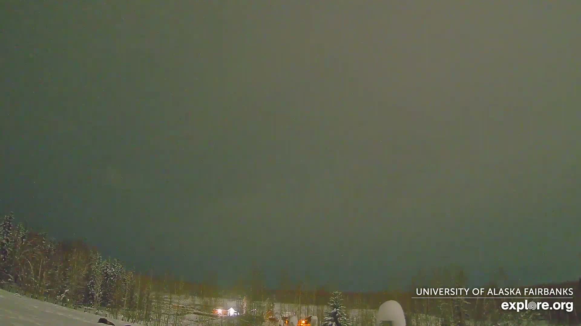 University of Alaska, Fairbanks North Star Northern Lights / Aurora Borealis / Stars View Live Cam - Faibanks, Fairbanks North Star, Alaska, USA