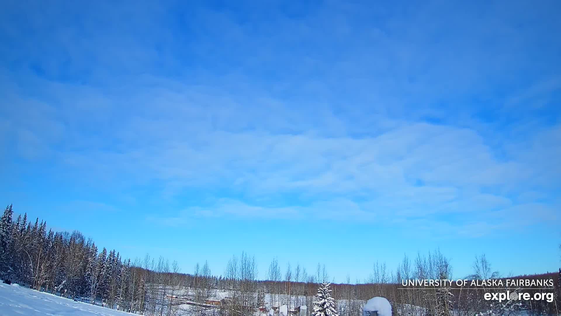 University of Alaska, Fairbanks North Star Northern Lights / Aurora Borealis / Stars View Live Cam - Faibanks, Fairbanks North Star, Alaska, USA