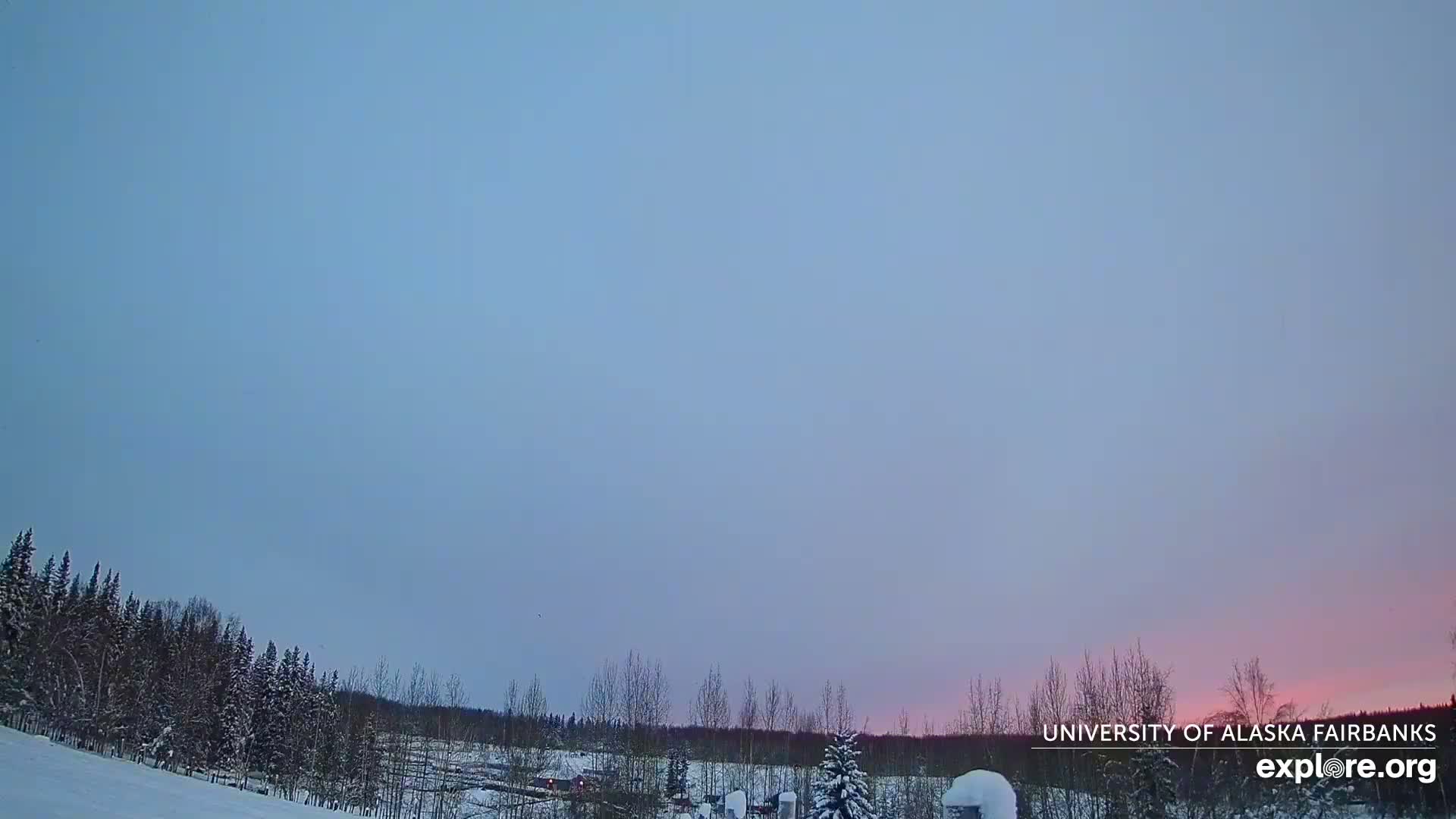 University of Alaska, Fairbanks North Star Northern Lights / Aurora Borealis / Stars View Live Cam - Faibanks, Fairbanks North Star, Alaska, USA