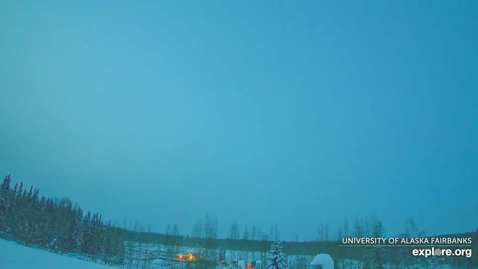 University of Alaska, Fairbanks North Star Northern Lights / Aurora Borealis / Stars View Live Cam - Faibanks, Fairbanks North Star, Alaska, USA
