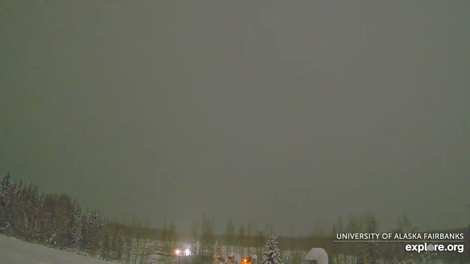 University of Alaska, Fairbanks North Star Northern Lights / Aurora Borealis / Stars View Live Cam - Faibanks, Fairbanks North Star, Alaska, USA