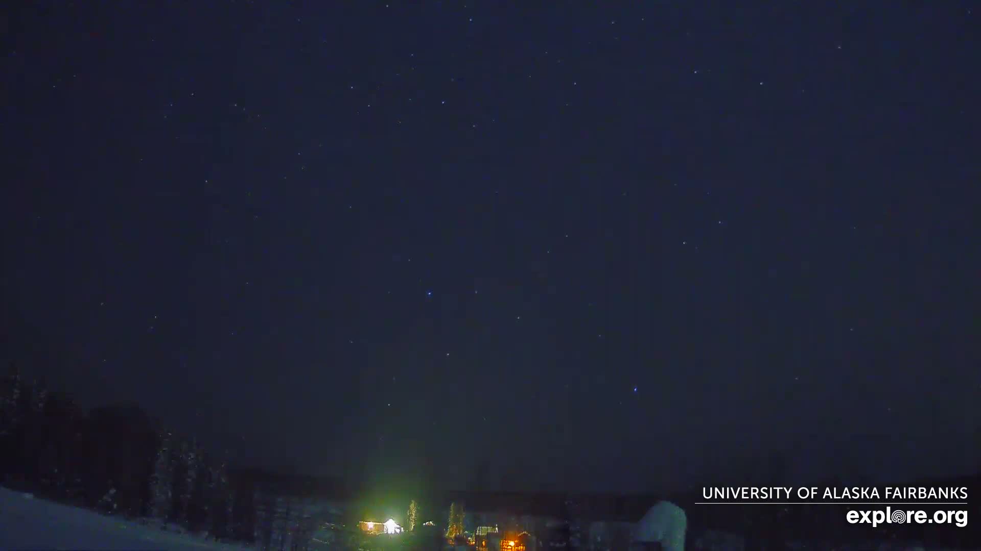 University of Alaska, Fairbanks North Star Northern Lights / Aurora Borealis / Stars View Live Cam - Faibanks, Fairbanks North Star, Alaska, USA