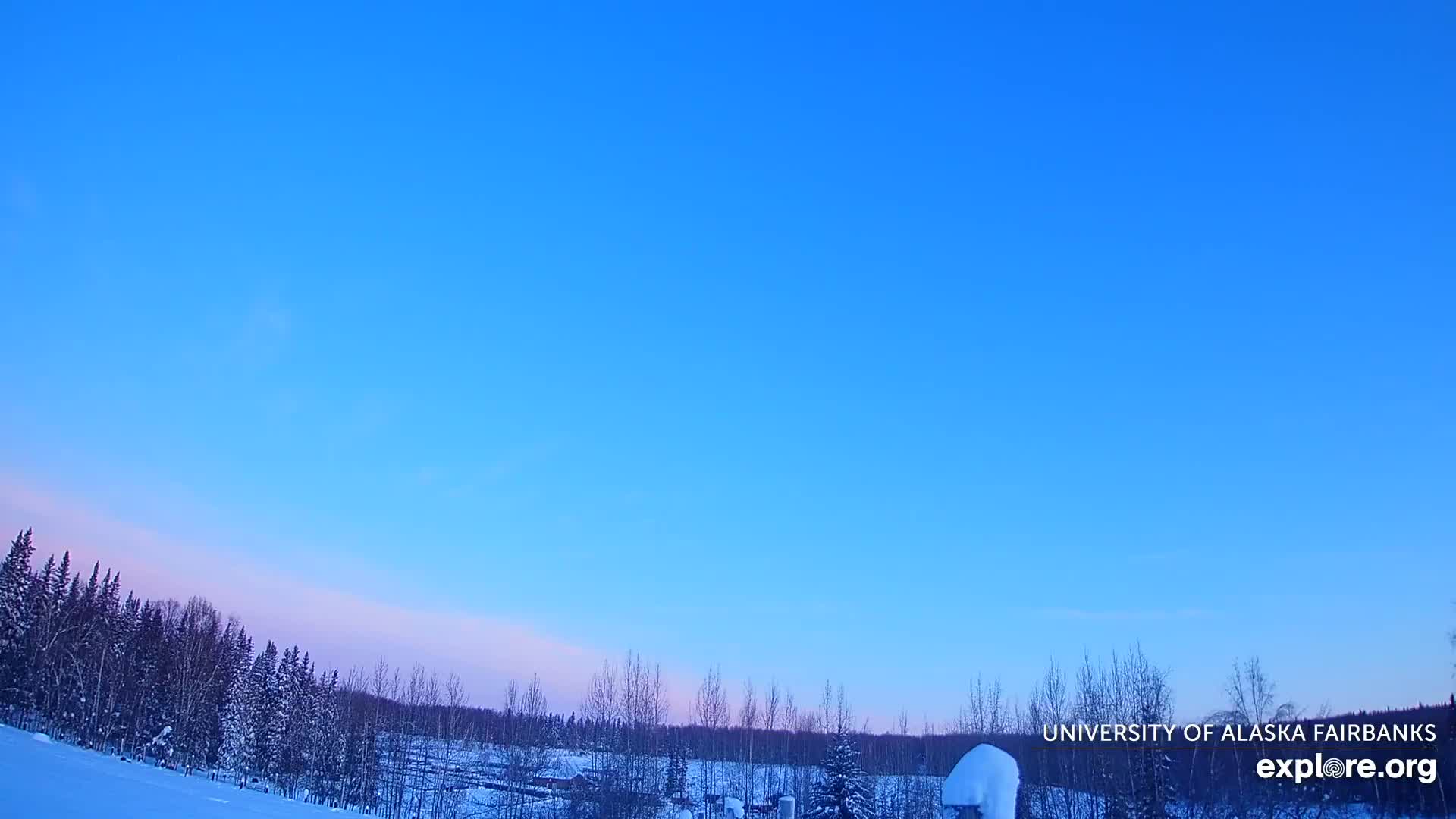 University of Alaska, Fairbanks North Star Northern Lights / Aurora Borealis / Stars View Live Cam - Faibanks, Fairbanks North Star, Alaska, USA
