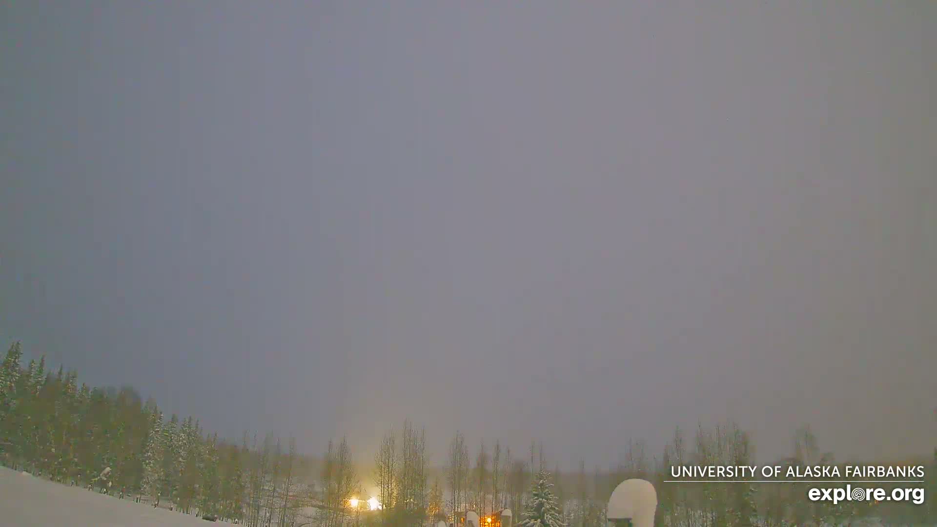 University of Alaska, Fairbanks North Star Northern Lights / Aurora Borealis / Stars View Live Cam - Faibanks, Fairbanks North Star, Alaska, USA