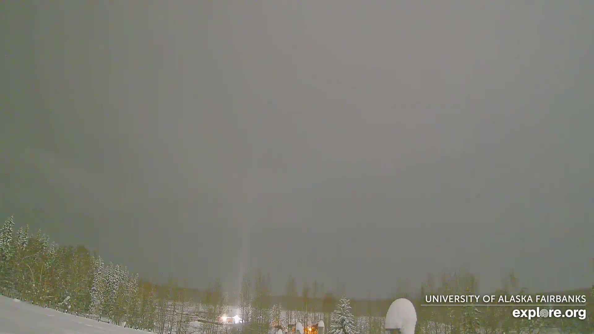 University of Alaska, Fairbanks North Star Northern Lights / Aurora Borealis / Stars View Live Cam - Faibanks, Fairbanks North Star, Alaska, USA