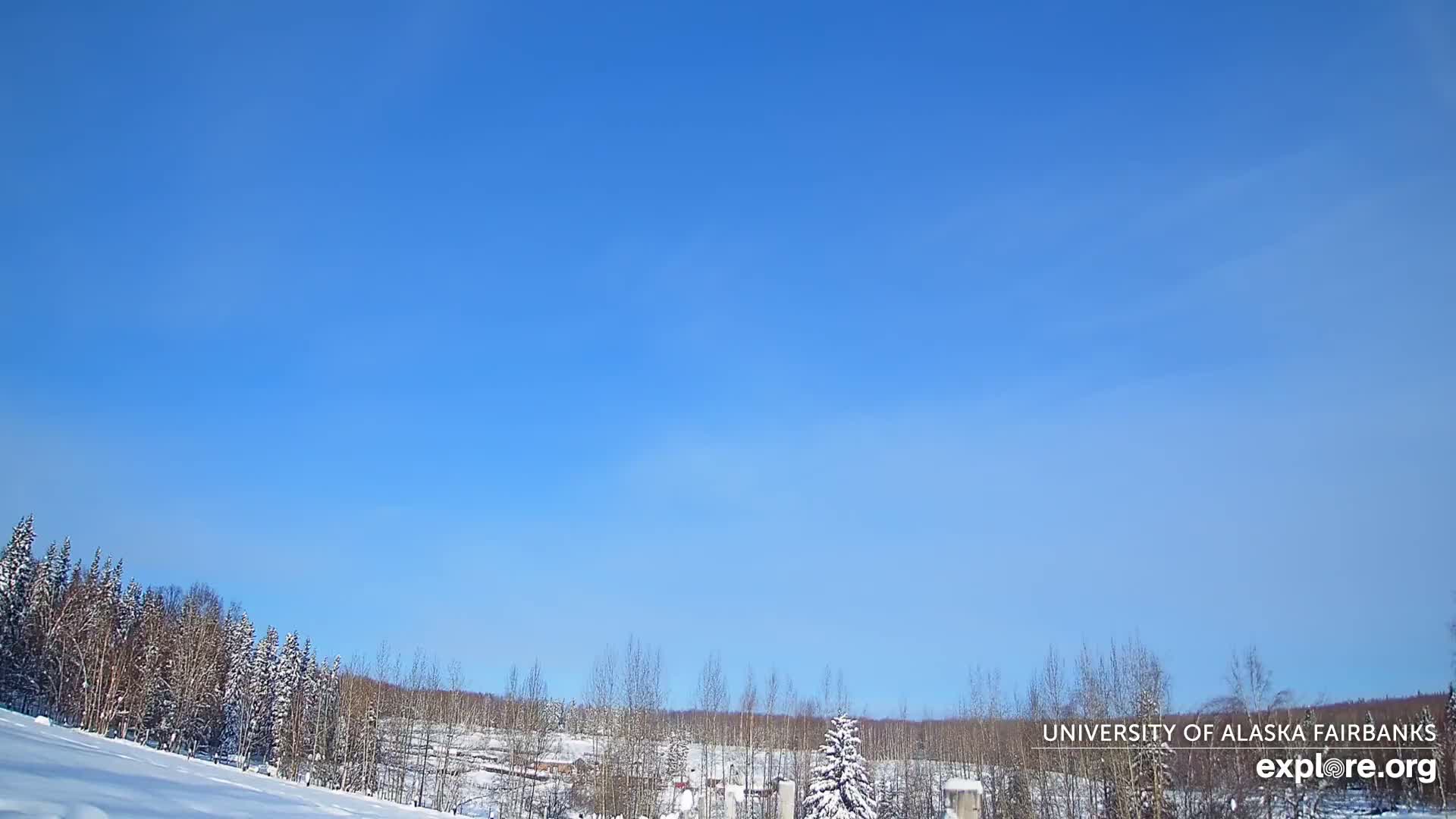 University of Alaska, Fairbanks North Star Northern Lights / Aurora Borealis / Stars View Live Cam - Faibanks, Fairbanks North Star, Alaska, USA