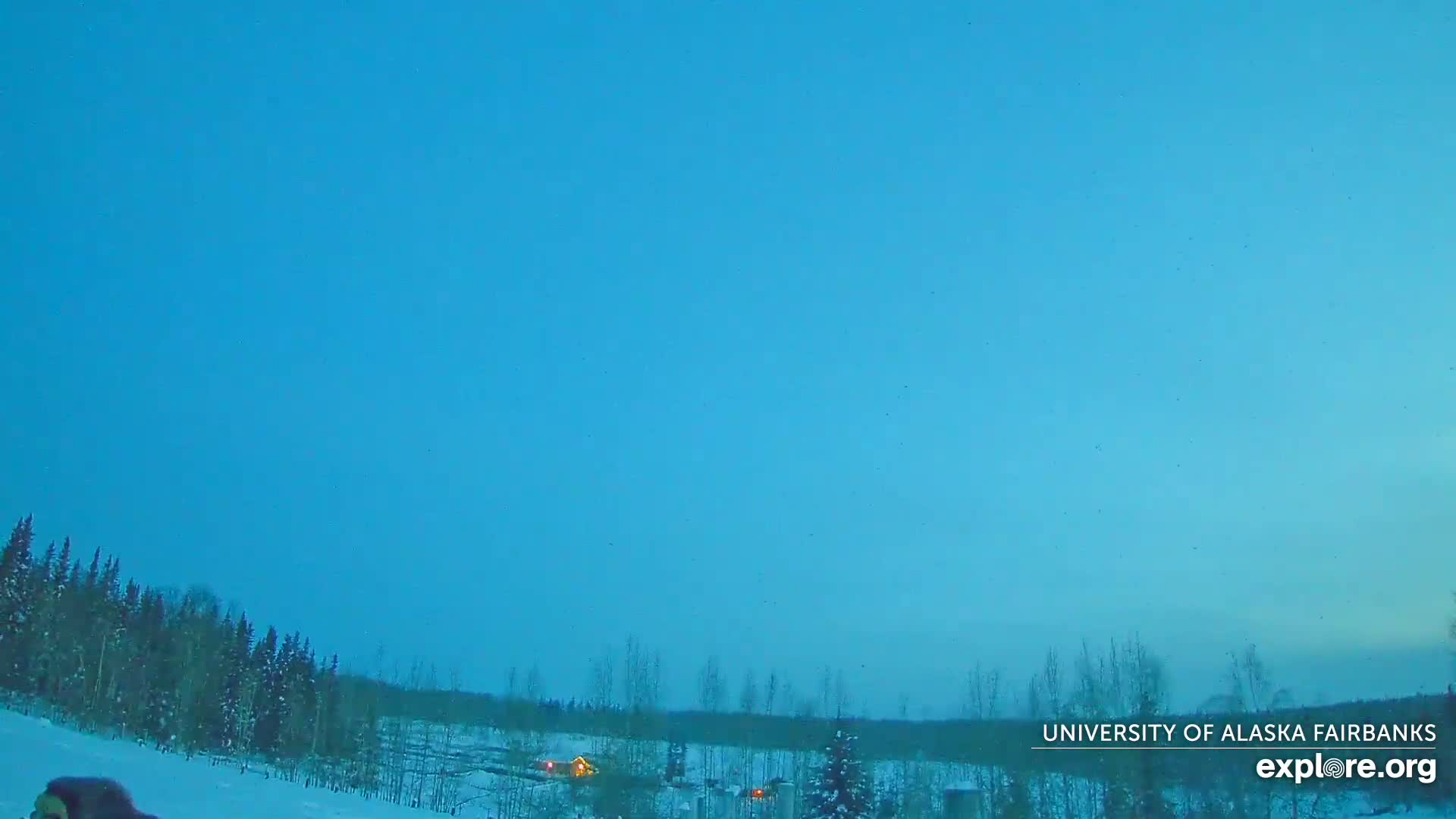University of Alaska, Fairbanks North Star Northern Lights / Aurora Borealis / Stars View Live Cam - Faibanks, Fairbanks North Star, Alaska, USA