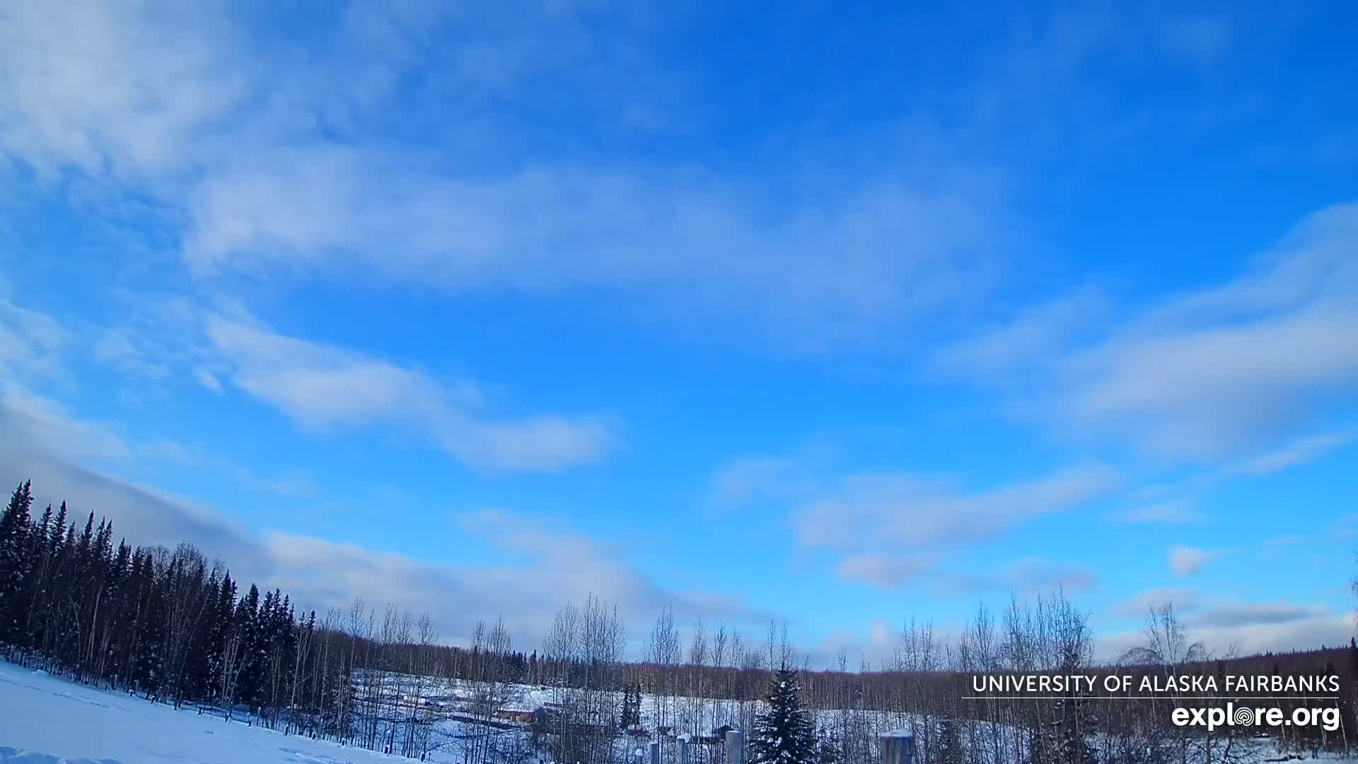 University of Alaska, Fairbanks North Star Northern Lights / Aurora Borealis / Stars View Live Cam - Faibanks, Fairbanks North Star, Alaska, USA