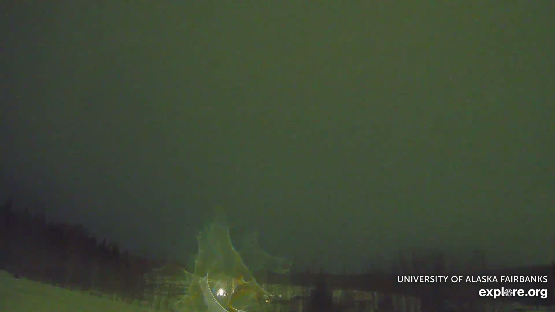 University of Alaska, Fairbanks North Star Northern Lights / Aurora Borealis / Stars View Live Cam - Faibanks, Fairbanks North Star, Alaska, USA