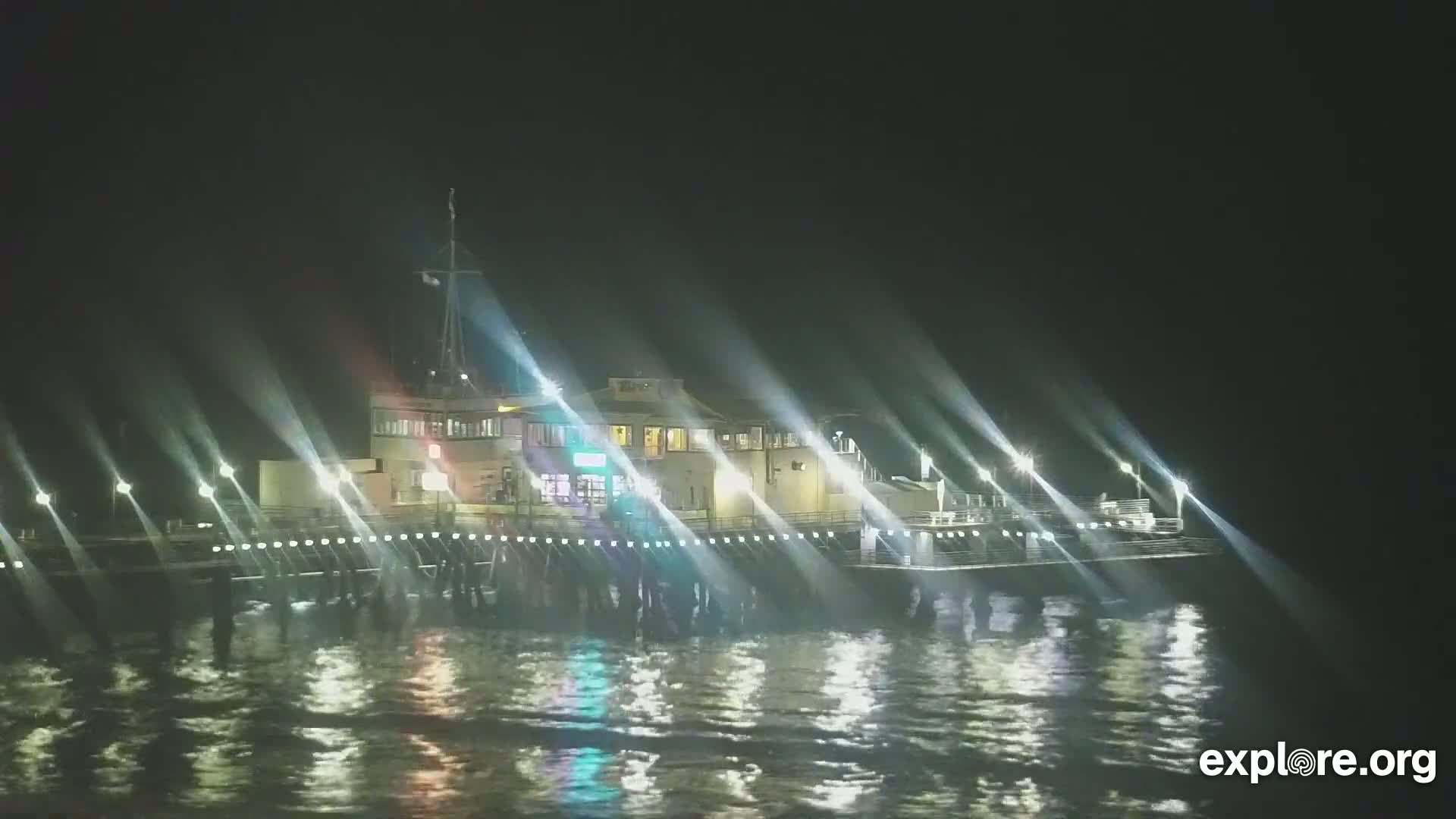 Santa Monica Beach & Pasific Palisades View Live Cam - Santa Monica, Los Angeles, California, USA