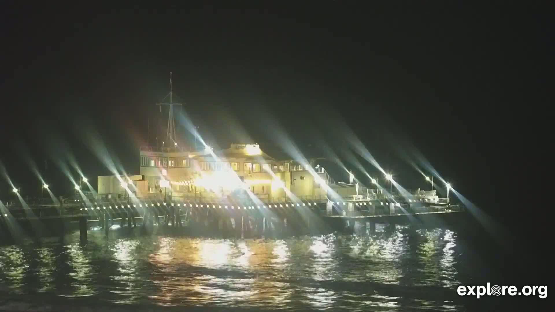 Santa Monica Beach & Pasific Palisades View Live Cam - Santa Monica, Los Angeles, California, USA